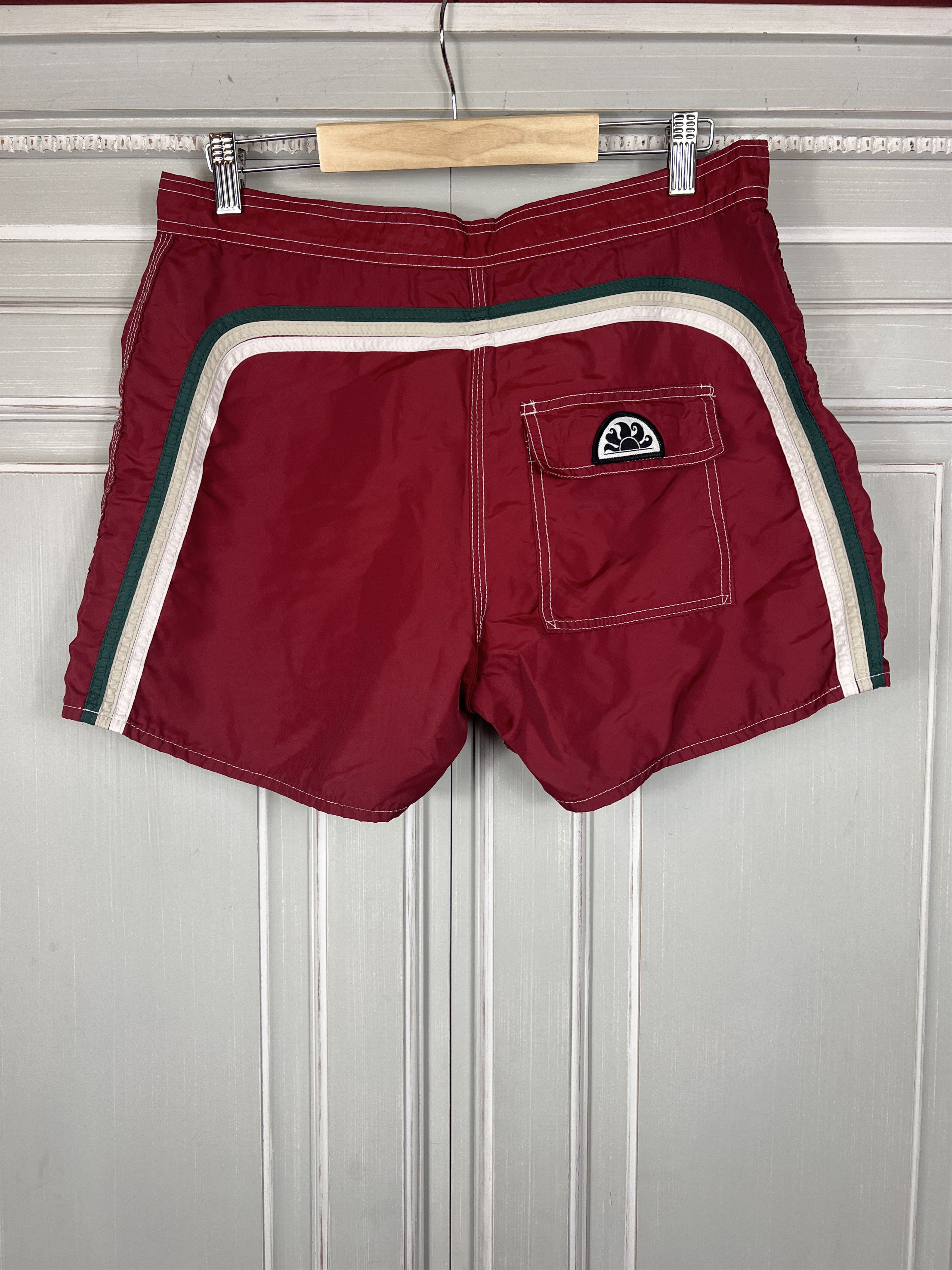 Sundek SUNDEK 33 BEACH BOARD SHORTS TRUNKS BATHSUIT SIZE 33 L Size US 33 - 1 Thumbnail
