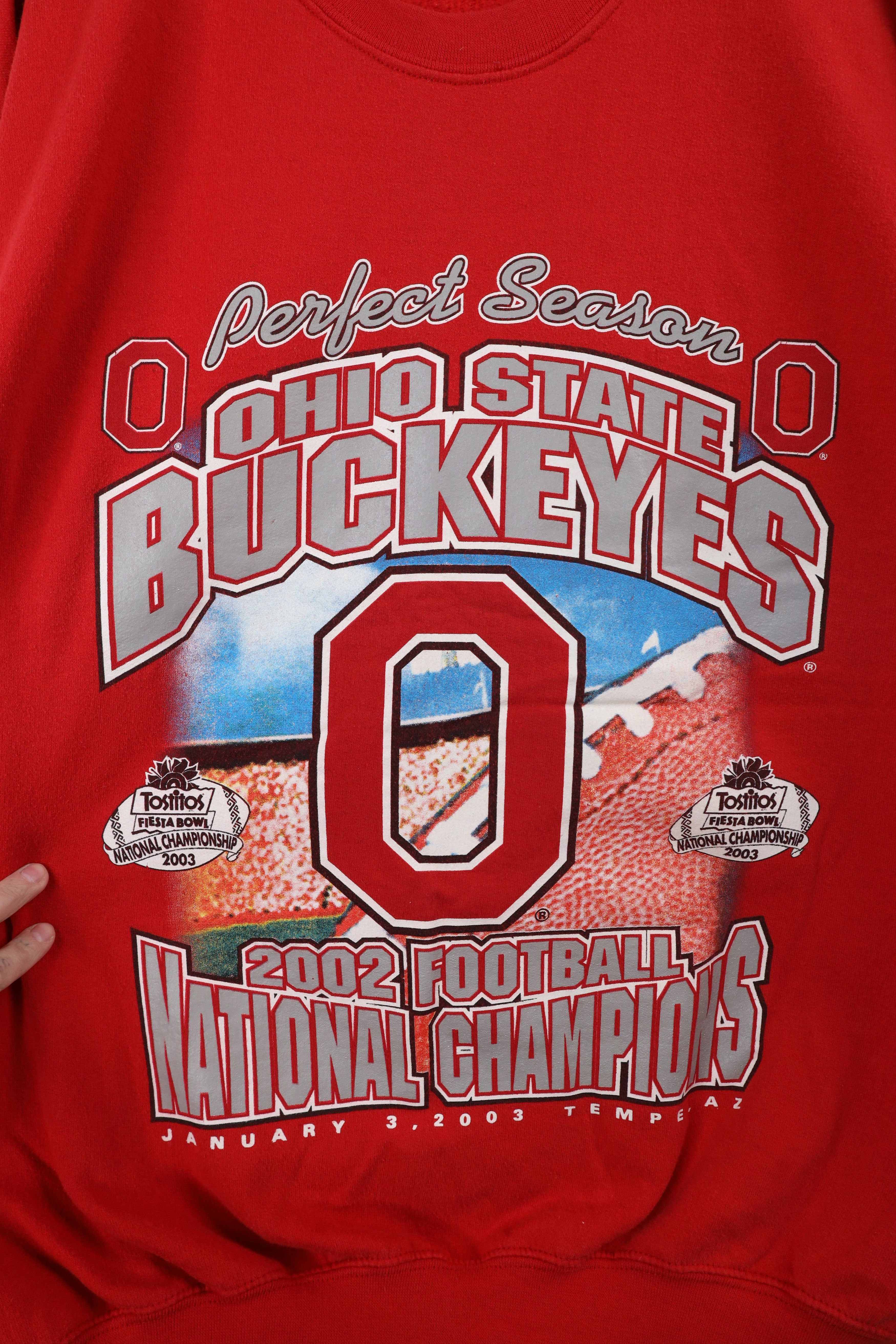 Vintage Vintage Champs Ohio State University Football Sweatshirt Size US XL / EU 56 / 4 - 4 Thumbnail