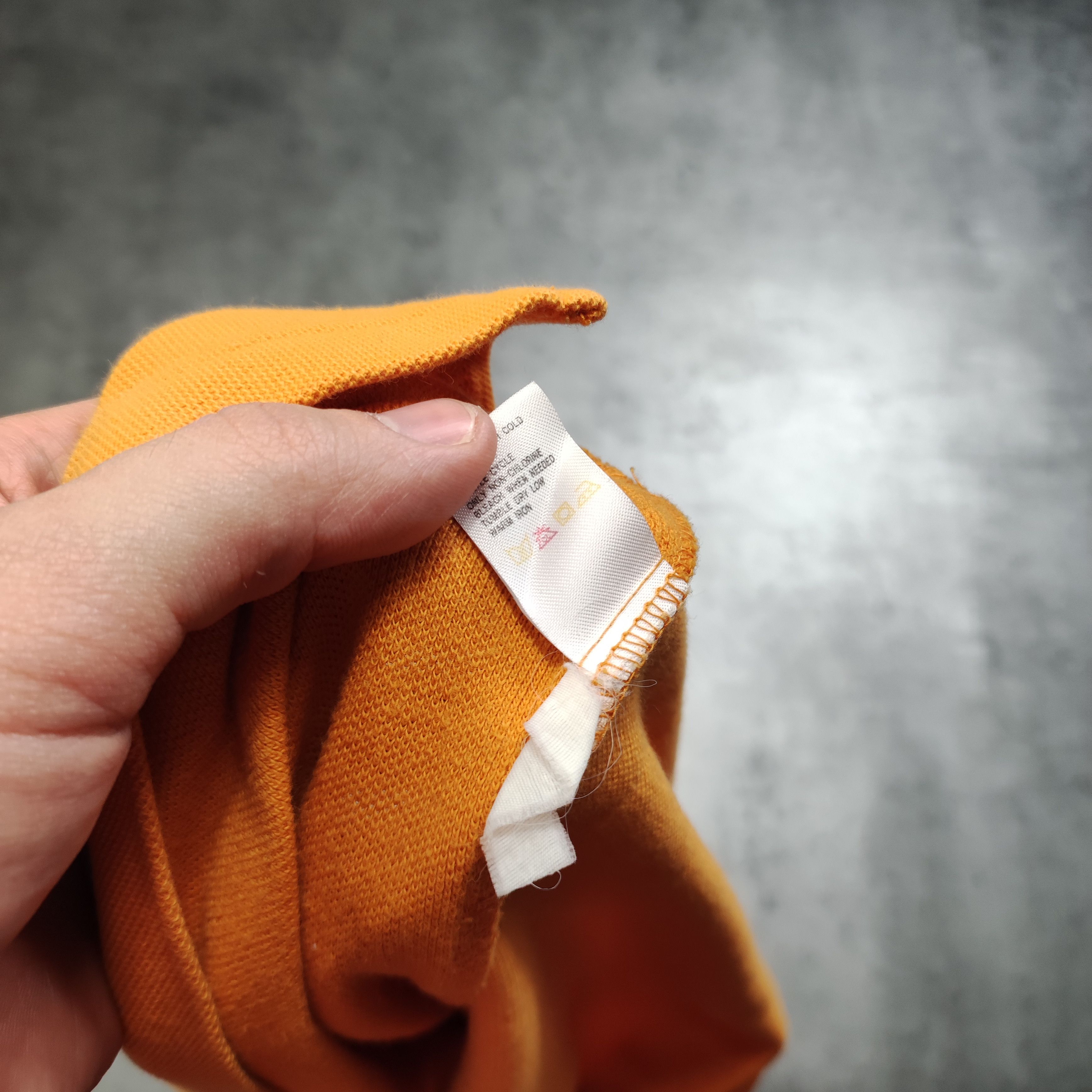 Vintage × Yves Saint Laurent RARE vintage YSL Yves Saint Lauren Pour Homme Orange Polo Size US XL / EU 56 / 4 - 9 Thumbnail