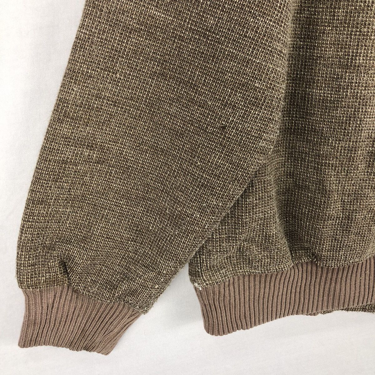 Japanese Brand Vintage 80's Wool Zipper Jacket Open Collar by Winbull Size US S / EU 44-46 / 1 - 6 Thumbnail