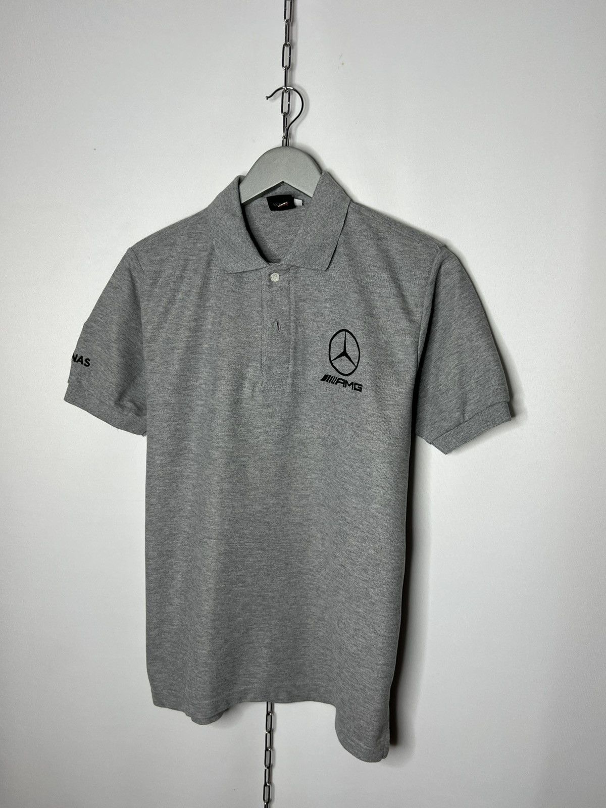Mercedes-Benz Mercedes Bens AMG Petronas Big Logo Racing Polo Shirt F1 Size US L / EU 52-54 / 3 - 3 Thumbnail