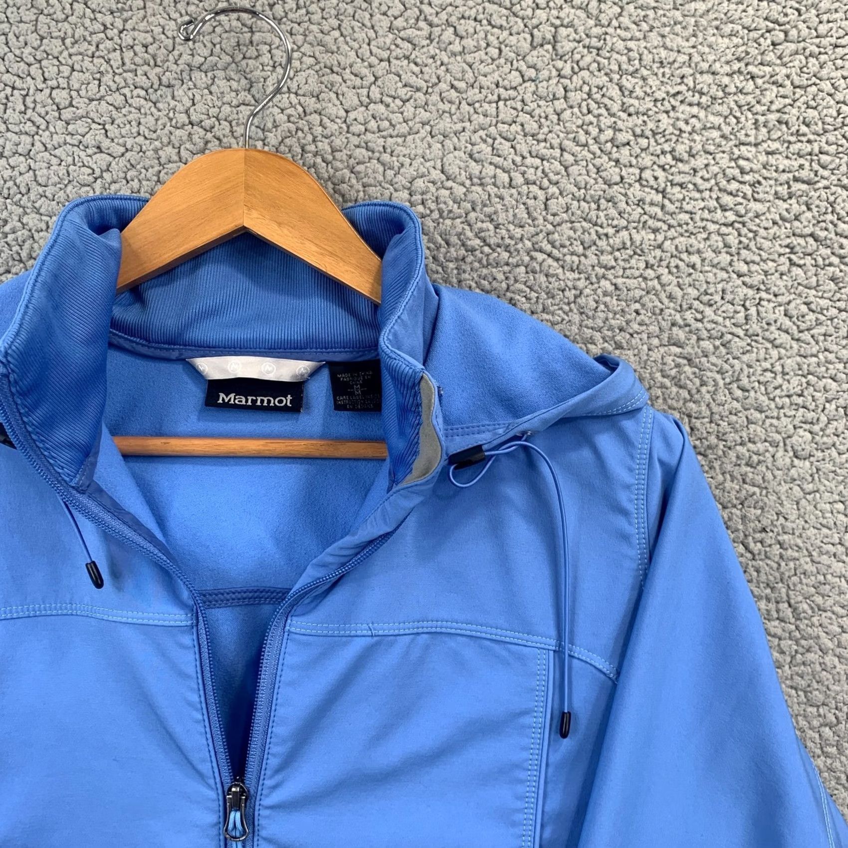Marmot Marmot Jacket Womens Size M light blue Zip Pockets Lightweight Soft Shell M3 Size M / US 6-8 / IT 42-44 - 2 Thumbnail