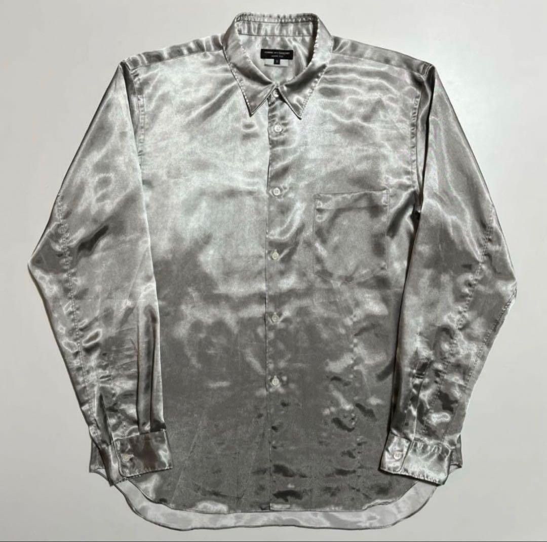 Comme des Garcons Homme Comme des Garcons HOMME Silver Gray Shirt Size US S / EU 44-46 / 1 - 1 Thumbnail