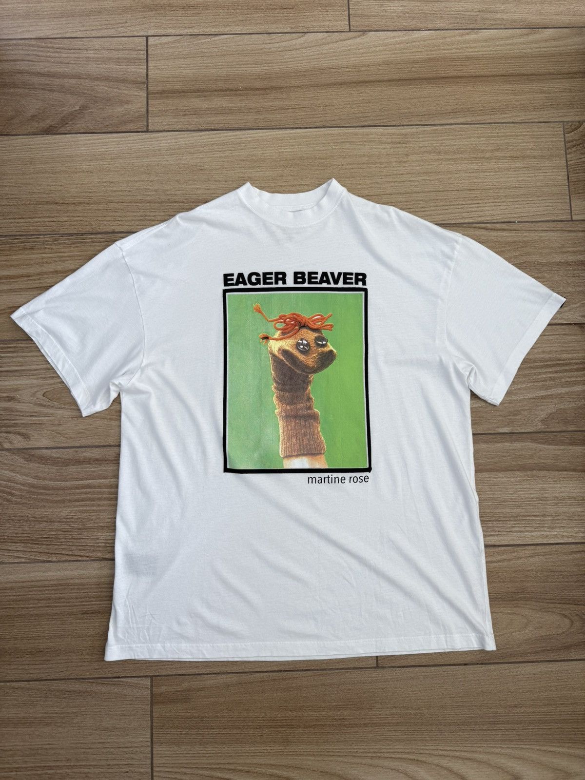 Martine Rose Martine Rose Eager Beaver Crewneck T-Shirt Size US XS / EU 42 / 0 - 1 Thumbnail