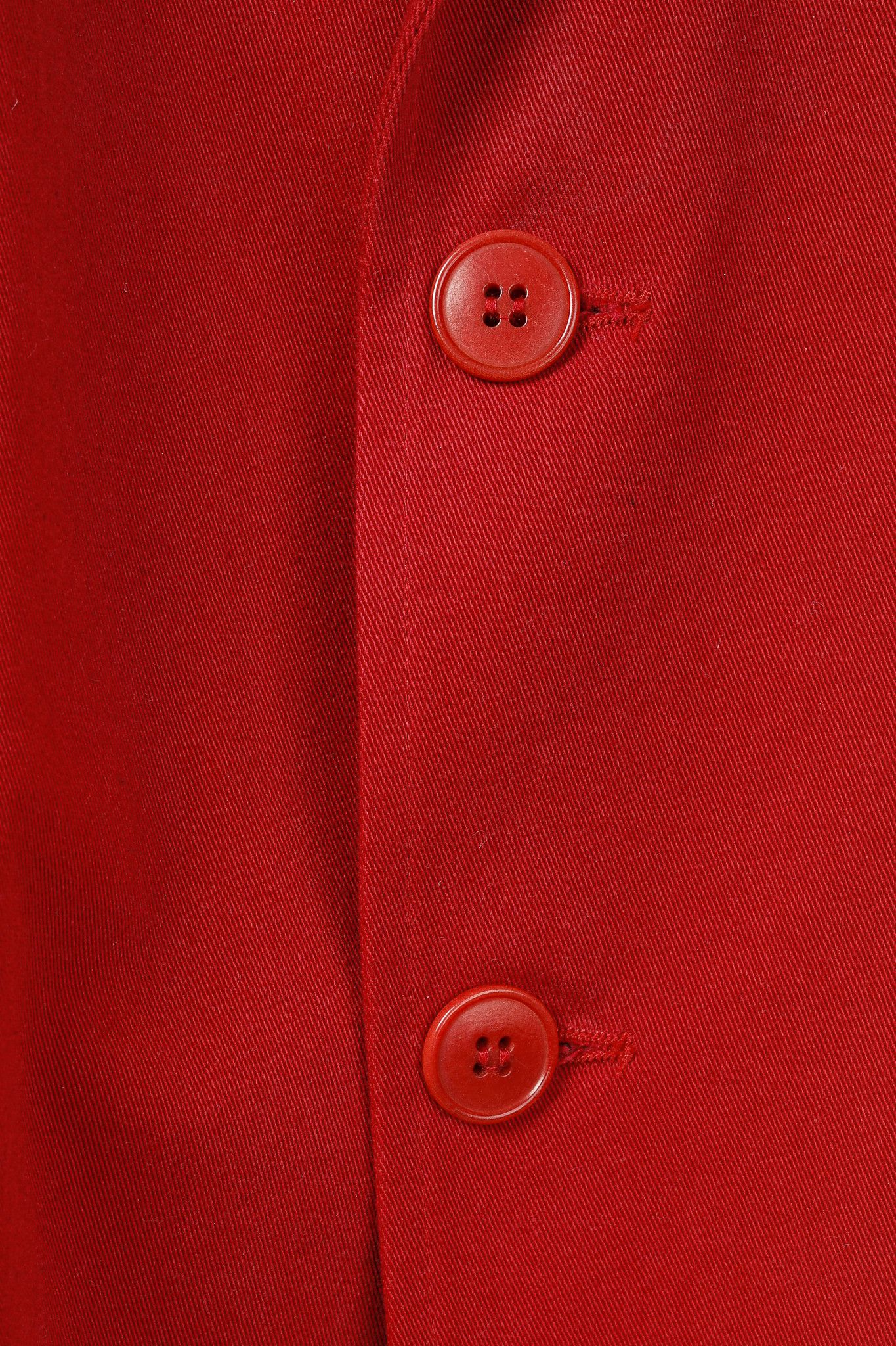 Band Of Outsiders Band of Outsiders Red Cotton-Twill Tailored Blazer Size 38R - 7 Thumbnail