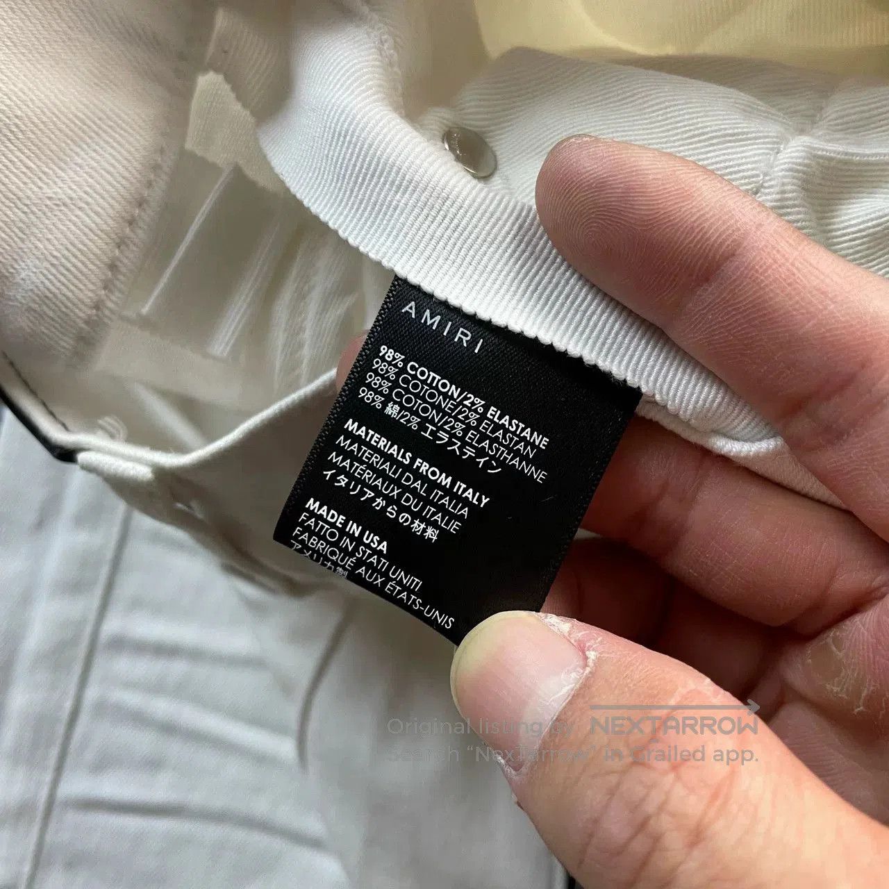 Amiri AMIRI White Zipper Jeans. Size 26" / US 2 / IT 38 - 7 Thumbnail