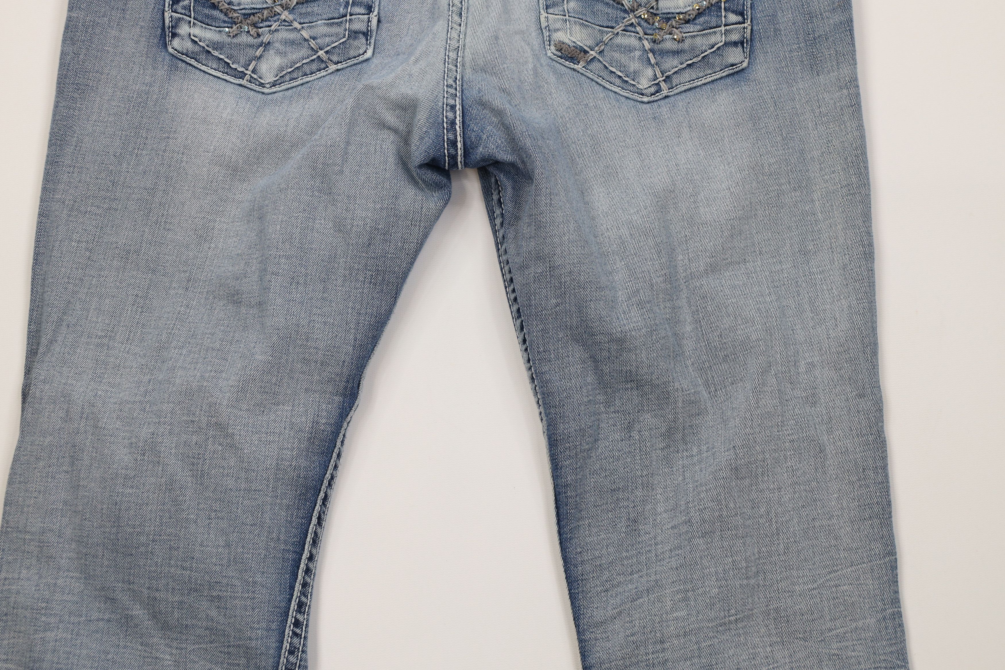 Vintage Buckle BKE Stitch Stretch Sabrina Bootcut Flared Jeans Size 30" / US 8 / IT 44 - 13 Thumbnail