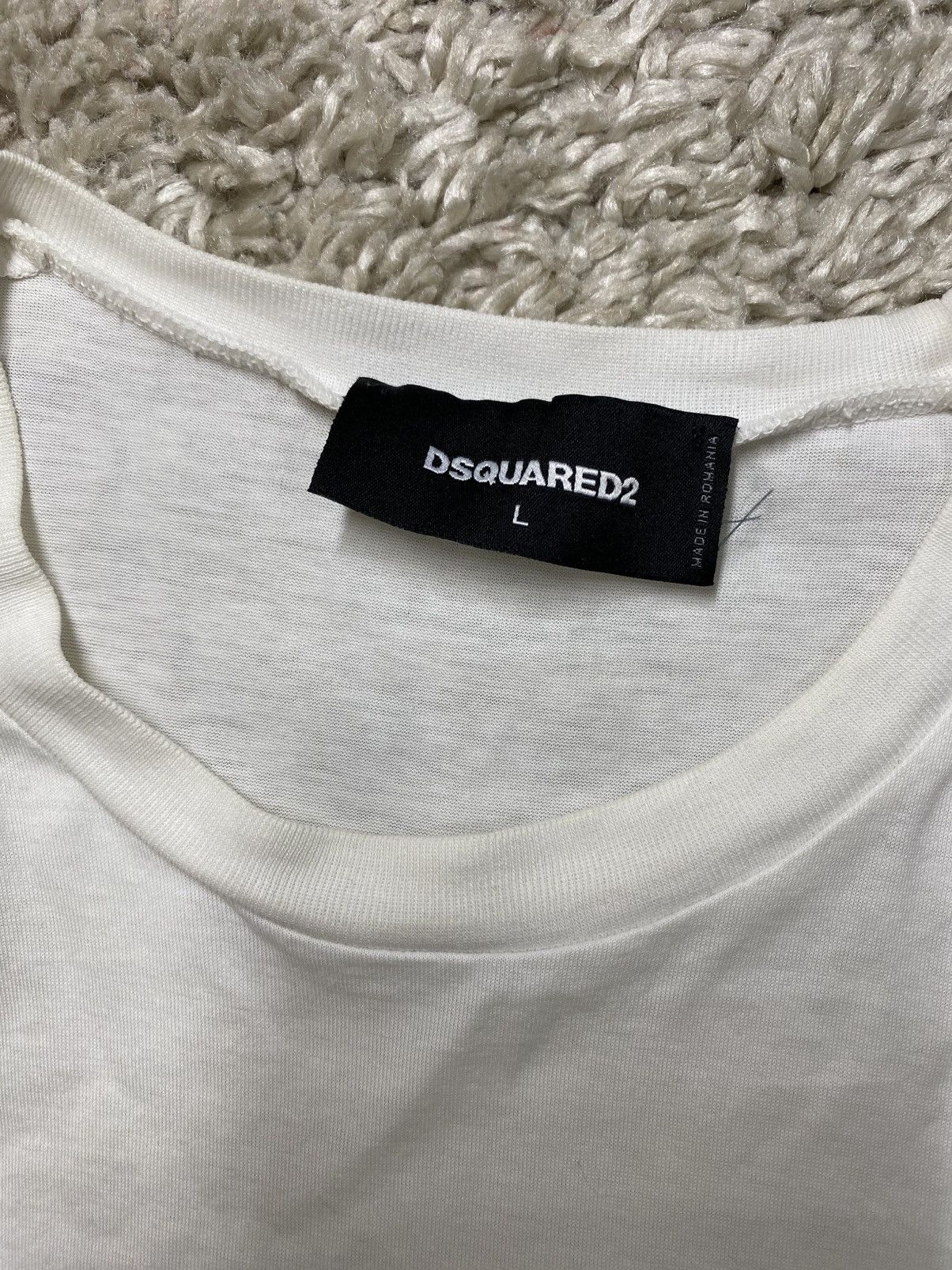 Dsquared2 White Dsquared T-shirt Size US L / EU 52-54 / 3 - 3 Thumbnail