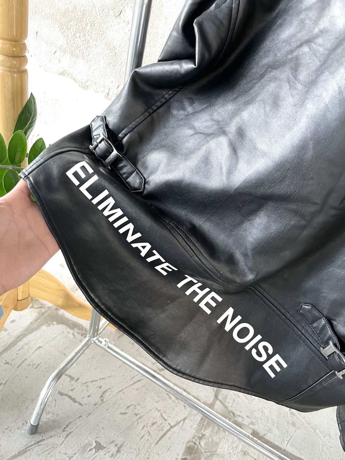GU × Undercover RARE‼️GU X Undercover “Eliminate The Noise” Leather Jackets Size US M / EU 48-50 / 2 - 3 Thumbnail