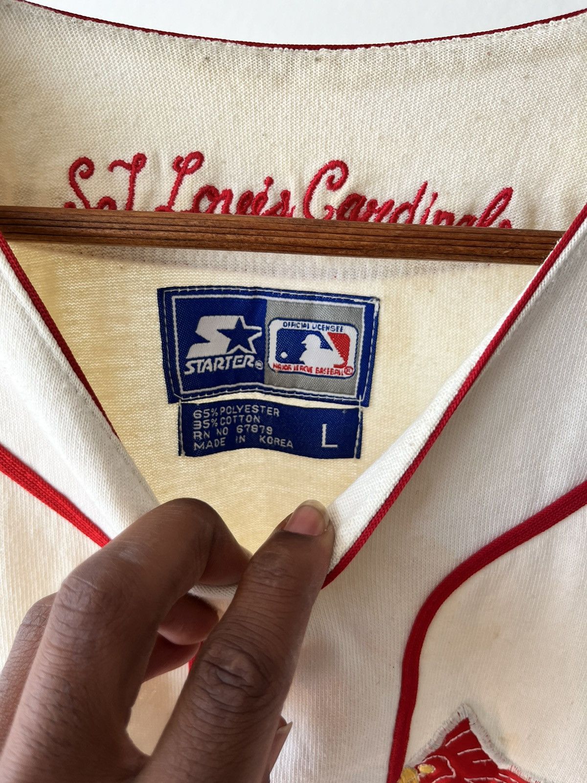 Starter Vintage Starter ST. LOUIS CARDINALS Jersey Size US L / EU 52-54 / 3 - 4 Thumbnail