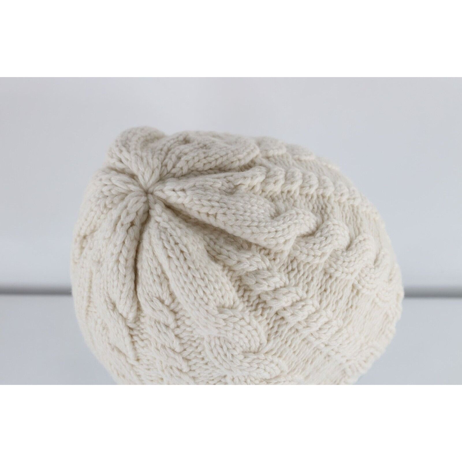 The North Face The North Face Spell OutWool Chunky Cable Knit Beanie Hat Size ONE SIZE - 7 Thumbnail