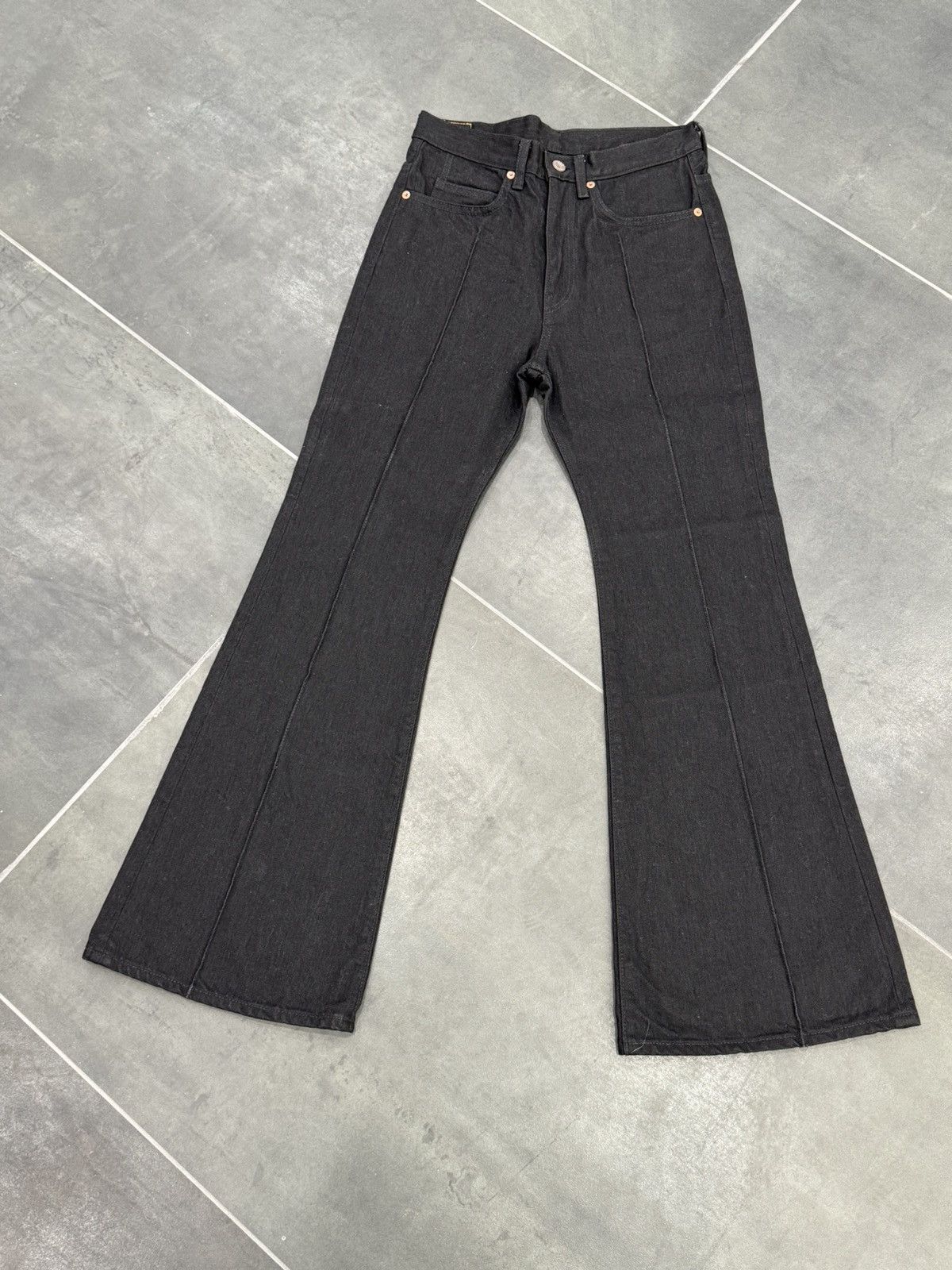 Kapital Kapital 14oz Black Denim Okabellbo Pants | Grailed