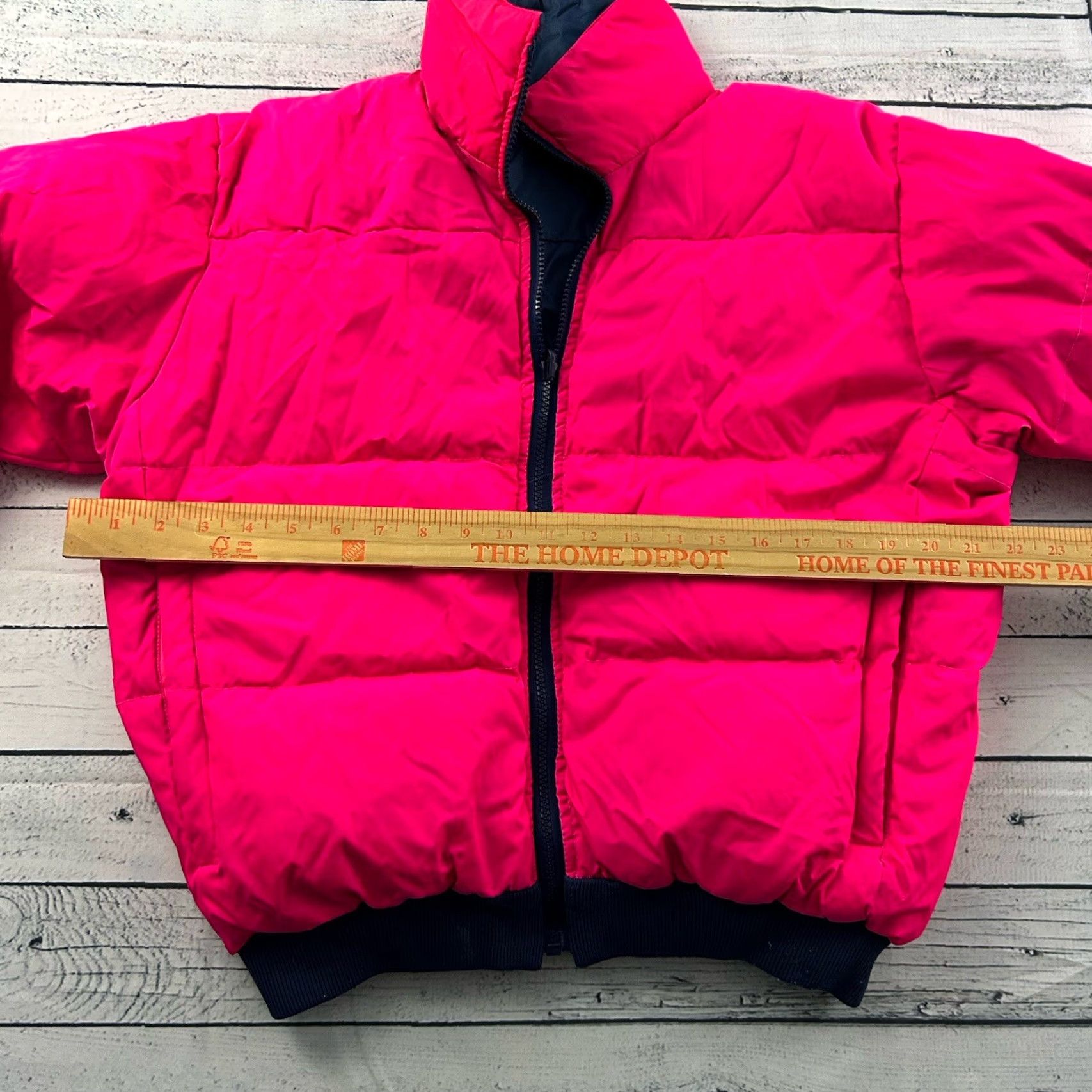 Vintage Vintage Sno-Down Reversible Down Jacket Women M Pink Blue Ski Winter Pufferhoodie Size M / US 6-8 / IT 42-44 - 3 Thumbnail