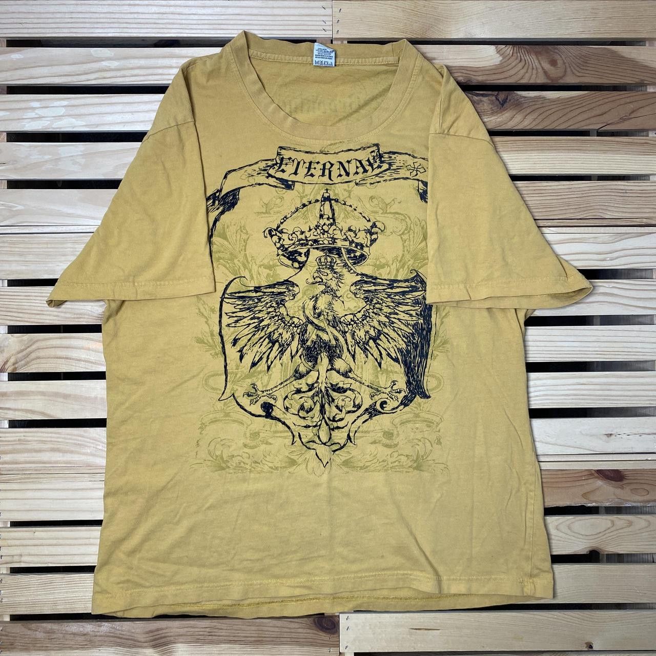 Brooklyn Xpress Brooklyn Express Tan Y2K Hip Hop Tee Size 3XL Size US XXL / EU 58 / 5 - 1 Thumbnail