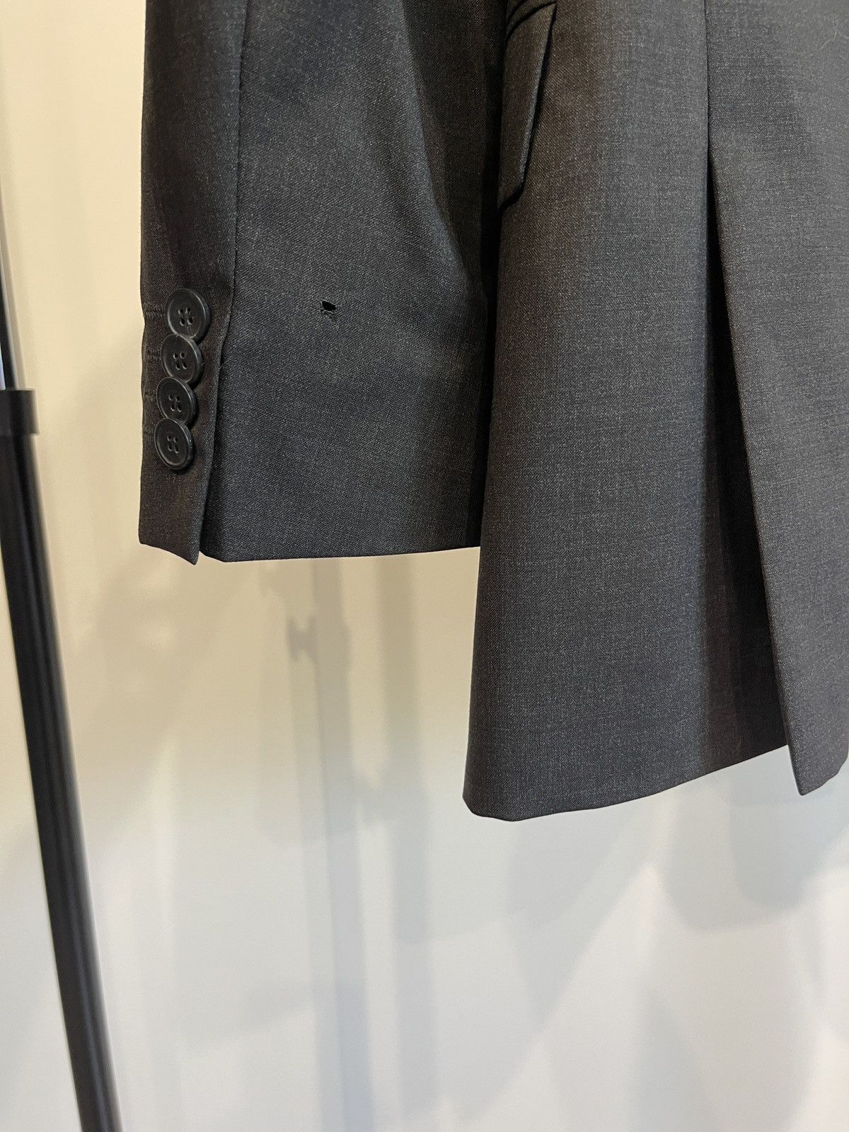 Hugo × Hugo Boss × Vintage Hugo boss classic jacket blazer dark grey 36R Size 36R - 10 Thumbnail