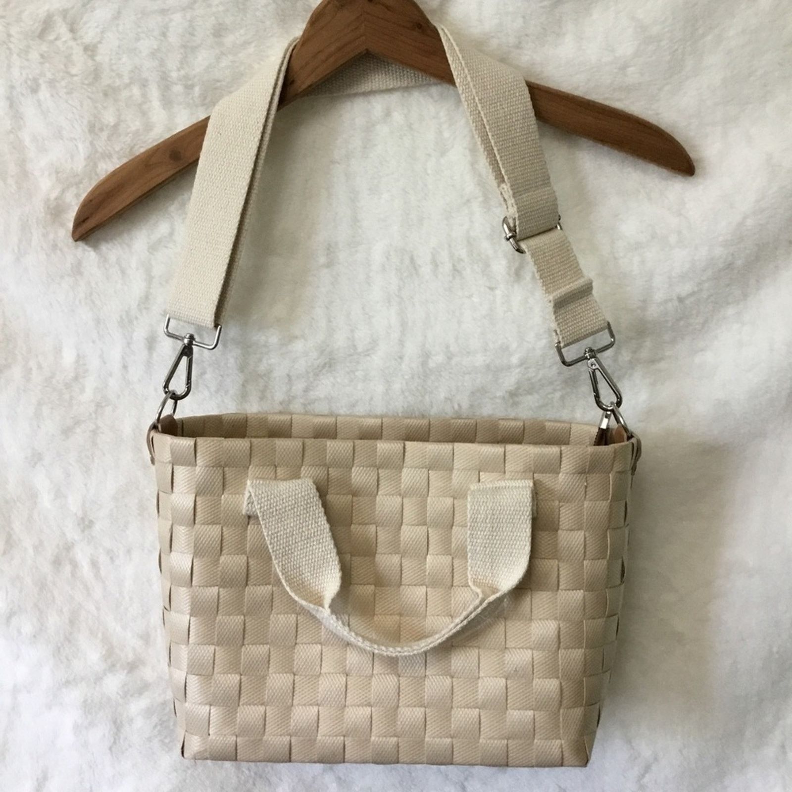 Other Beige Handwoven Crossbody Shoulder Bag Size ONE SIZE - 12 Thumbnail