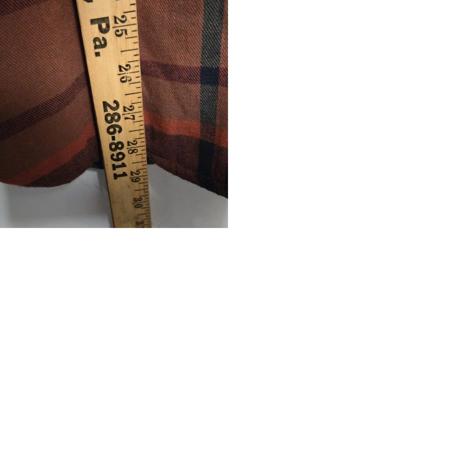 Levi's VINTAGE Levi's Flannel Jacket Mens M Red Brown Plaid Lined Cotton Jacket Size US M / EU 48-50 / 2 - 9 Thumbnail