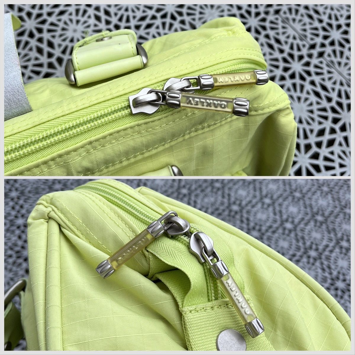 Oakley 🔥 Rare Vintage OAKLEY Y2K Multi Pocket Cargo Bag Rave Size ONE SIZE - 11 Thumbnail