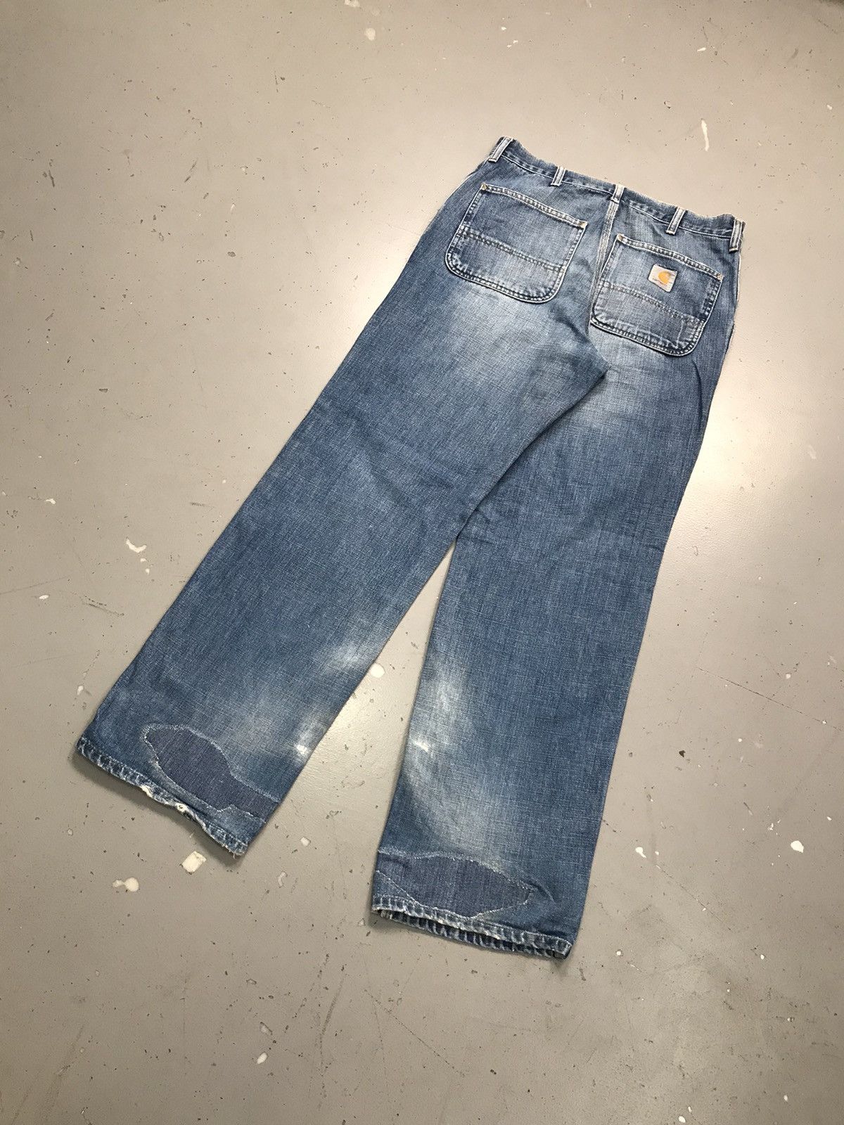 Carhartt Vintage Carhartt distressed simple pant Size US 34 / EU 50 - 14 Thumbnail