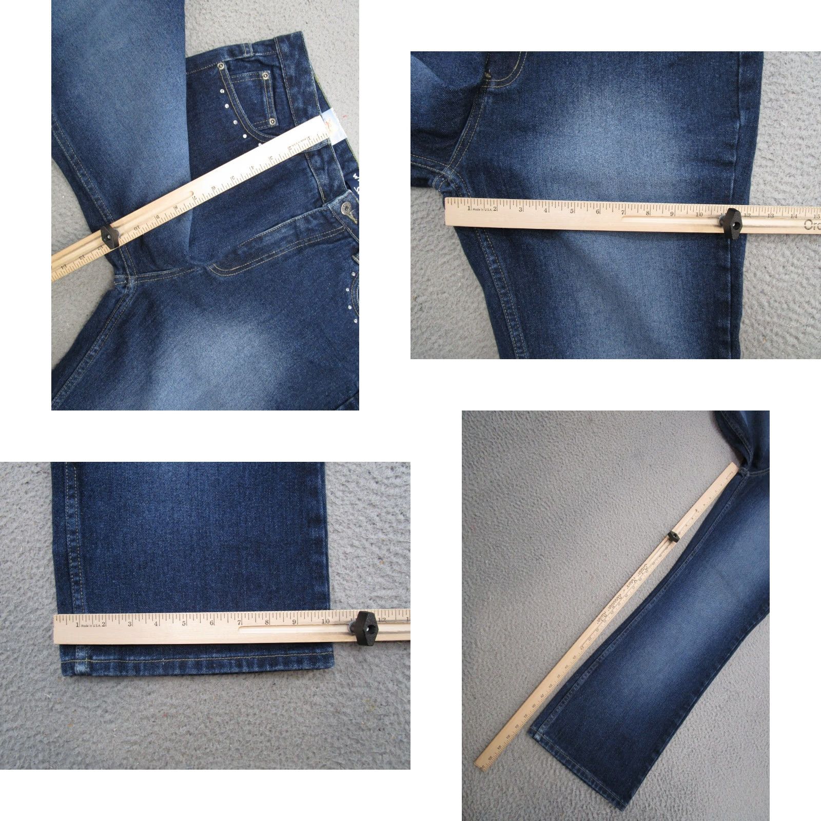 Vintage VINTAGE Wild Secrets Jeans Bootcut 90s Blue Denim Women Size 16 Womens Girls Mens? Size 38" / US 16 / IT 52 - 9 Thumbnail