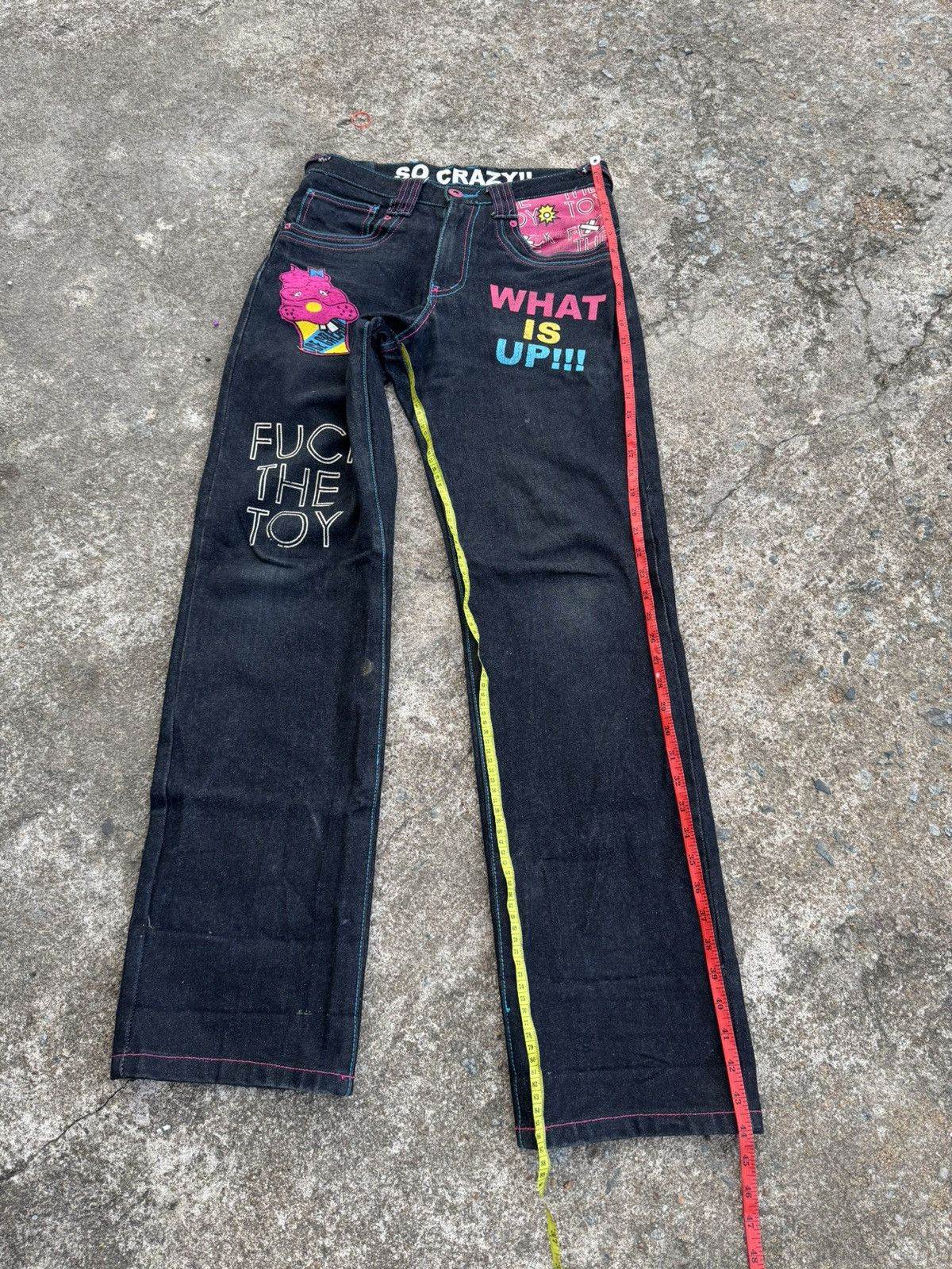 Hysteric Glamour So Crazy!!! Fuck The Toy Denim Hysteric Styled BBC Ice Cream Size US 30 / EU 46 - 9 Thumbnail