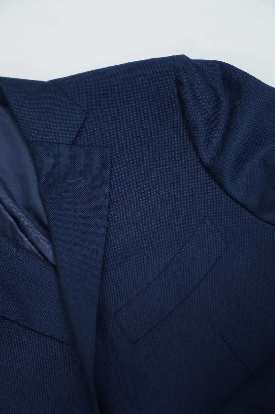 Suitsupply Men Suitsupply Blazer Sienna Blue S130 Super 130's UK/US38L Size 38L - 4 Thumbnail