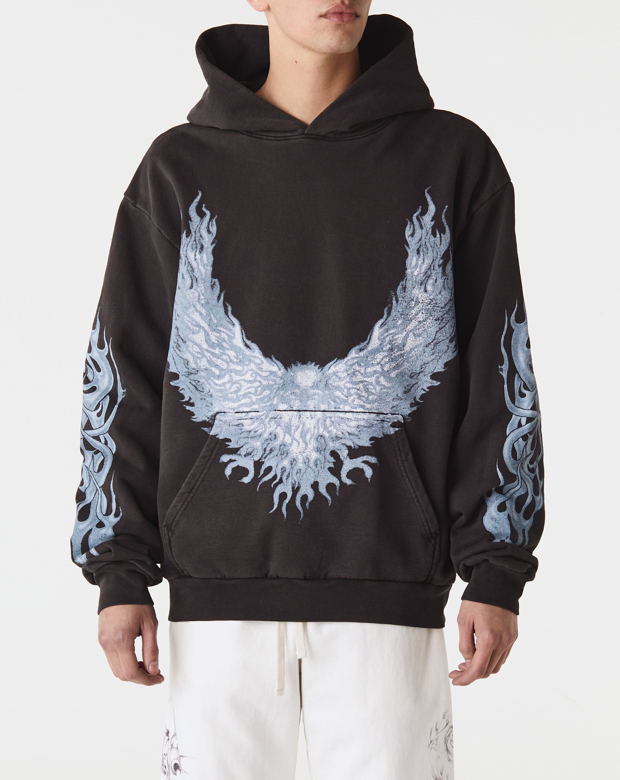 basketcase gallery Basketcase Gallery Moltres Hoodie Cropped Tribal XXL RARE Size US XXL / EU 58 / 5 - 10 Thumbnail