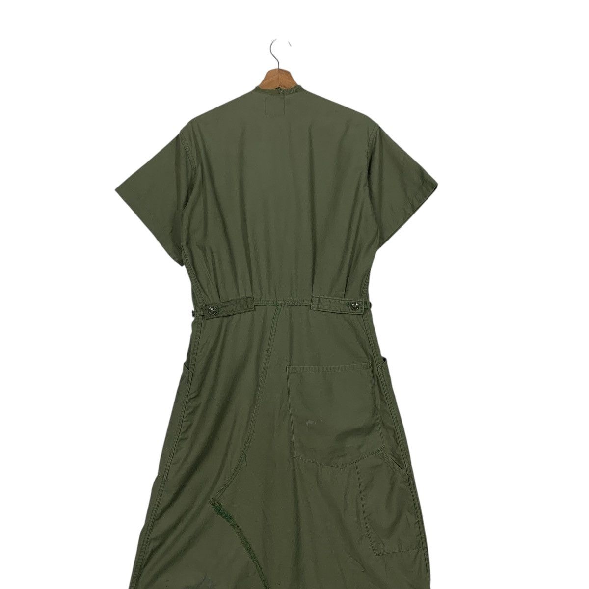 Custommade Vintage Army Issues OG Coverall Dress Custom Made #1836-C80 Size S / US 4 / IT 40 - 9 Thumbnail