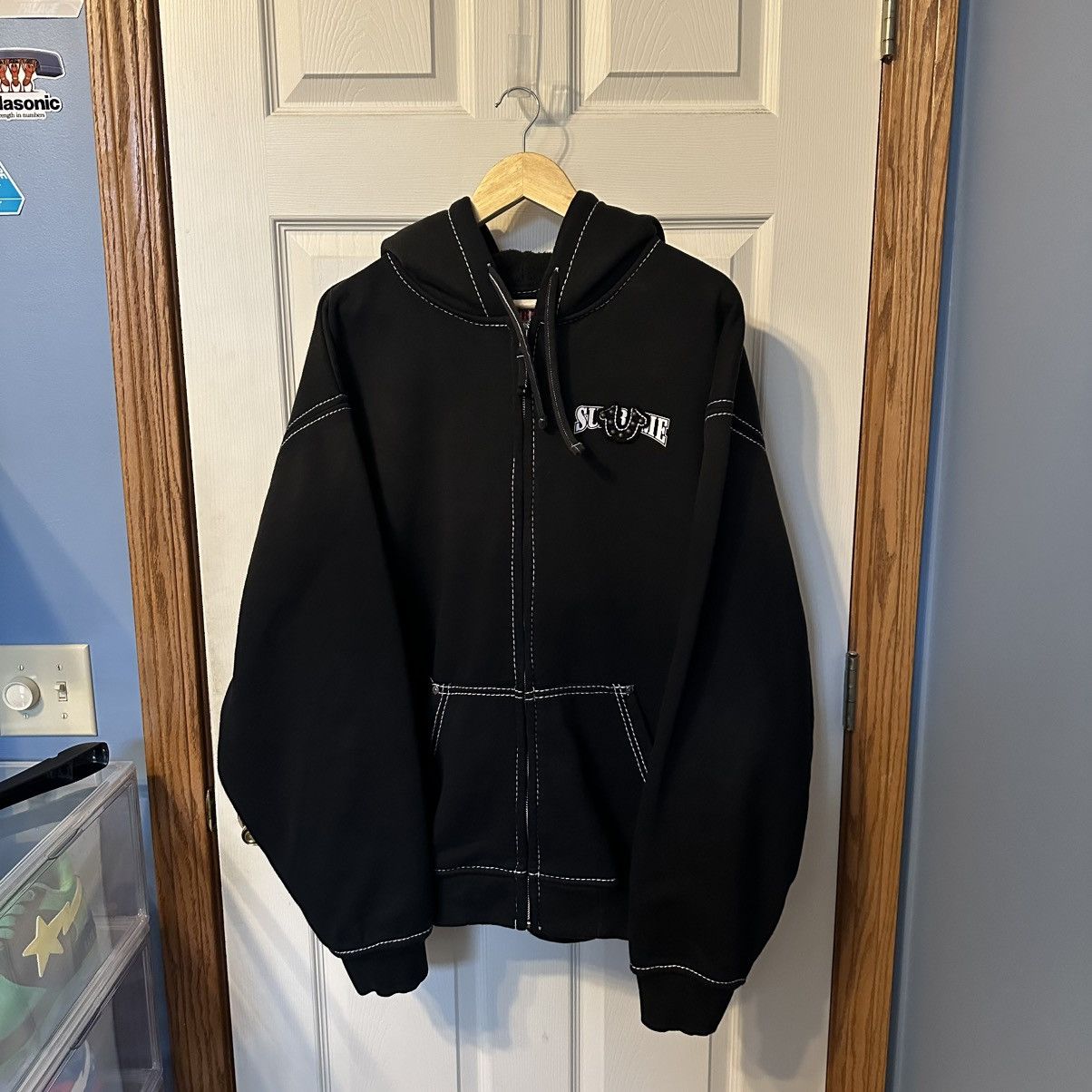 Supreme SUPREME/WU-TANG CLAN HOODED SWEATSHIRT (black) (XXL) | Grailed