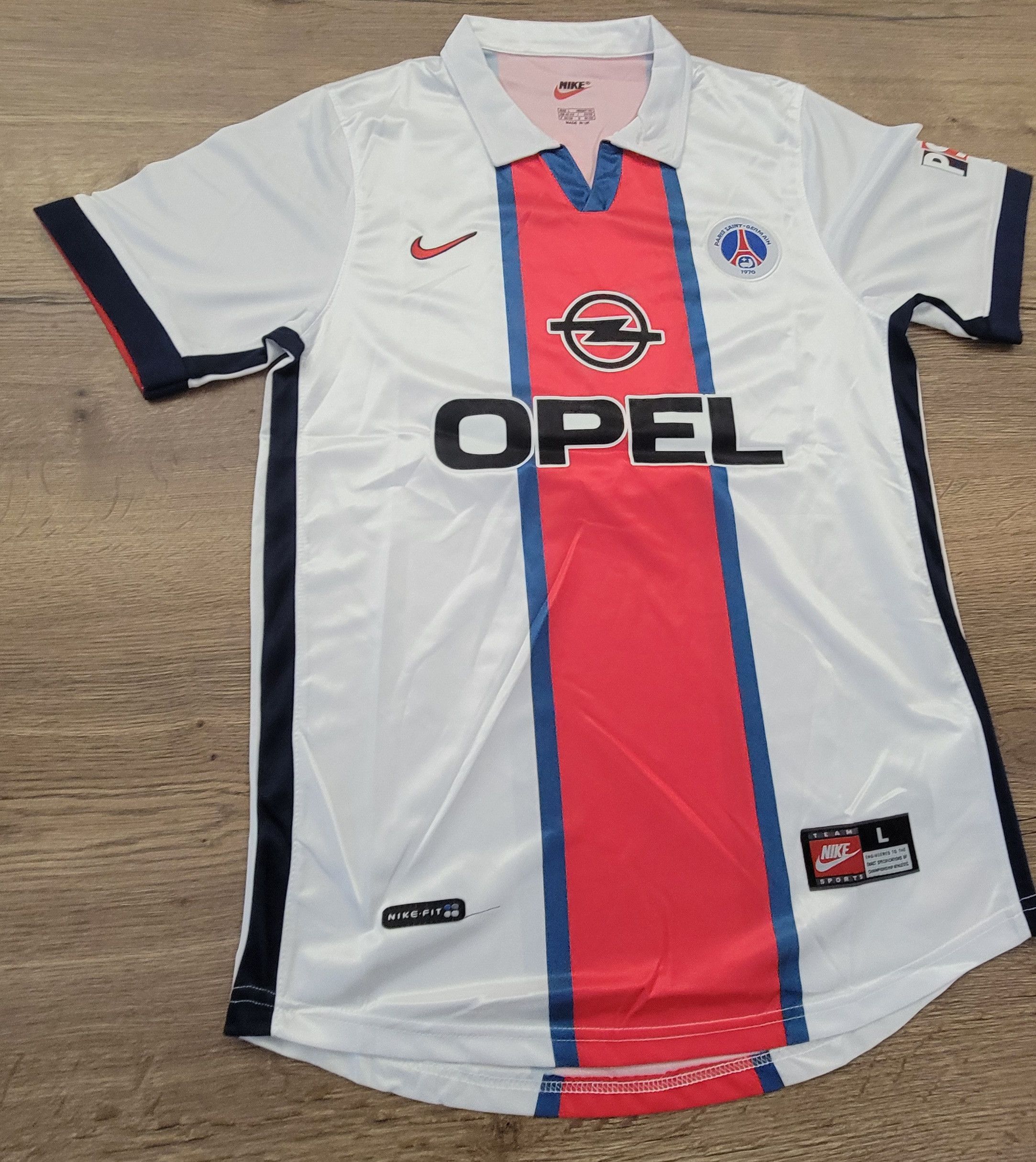 Other Simone 9 Paris SG 1998-99 Vintage Soccer Jersey Trikot Size US L / EU 52-54 / 3 - 2 Thumbnail