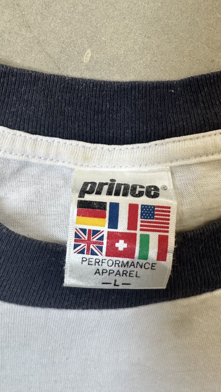 Prince VINTAGE PRINCE APPAREL COLLECTION RINGER TEE Size US M / EU 48-50 / 2 - 5 Thumbnail