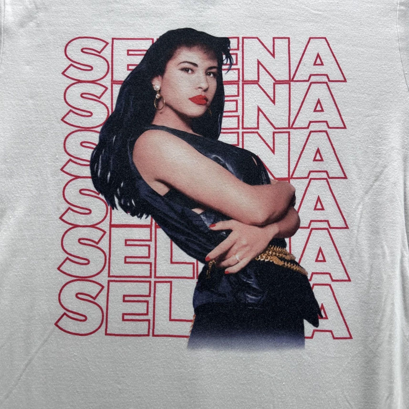 Vintage Selena Shirt Womens 2XL White Official Merchandise Graphic Music Tunic Top Size XXL / US 16-18 / IT 52-54 - 2 Thumbnail