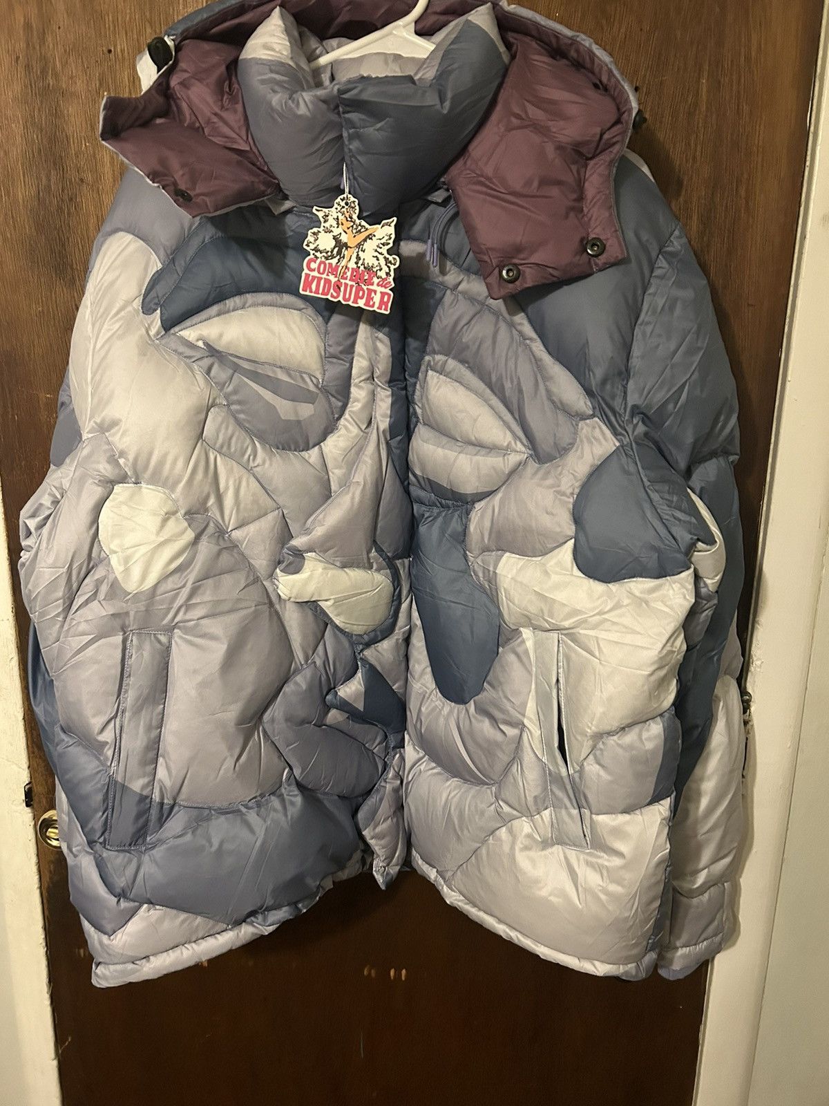 KidSuper *LAST DROP* KidSuper Kissing Puffer Blue Grey Size US XL / EU 56 / 4 - 3 Thumbnail