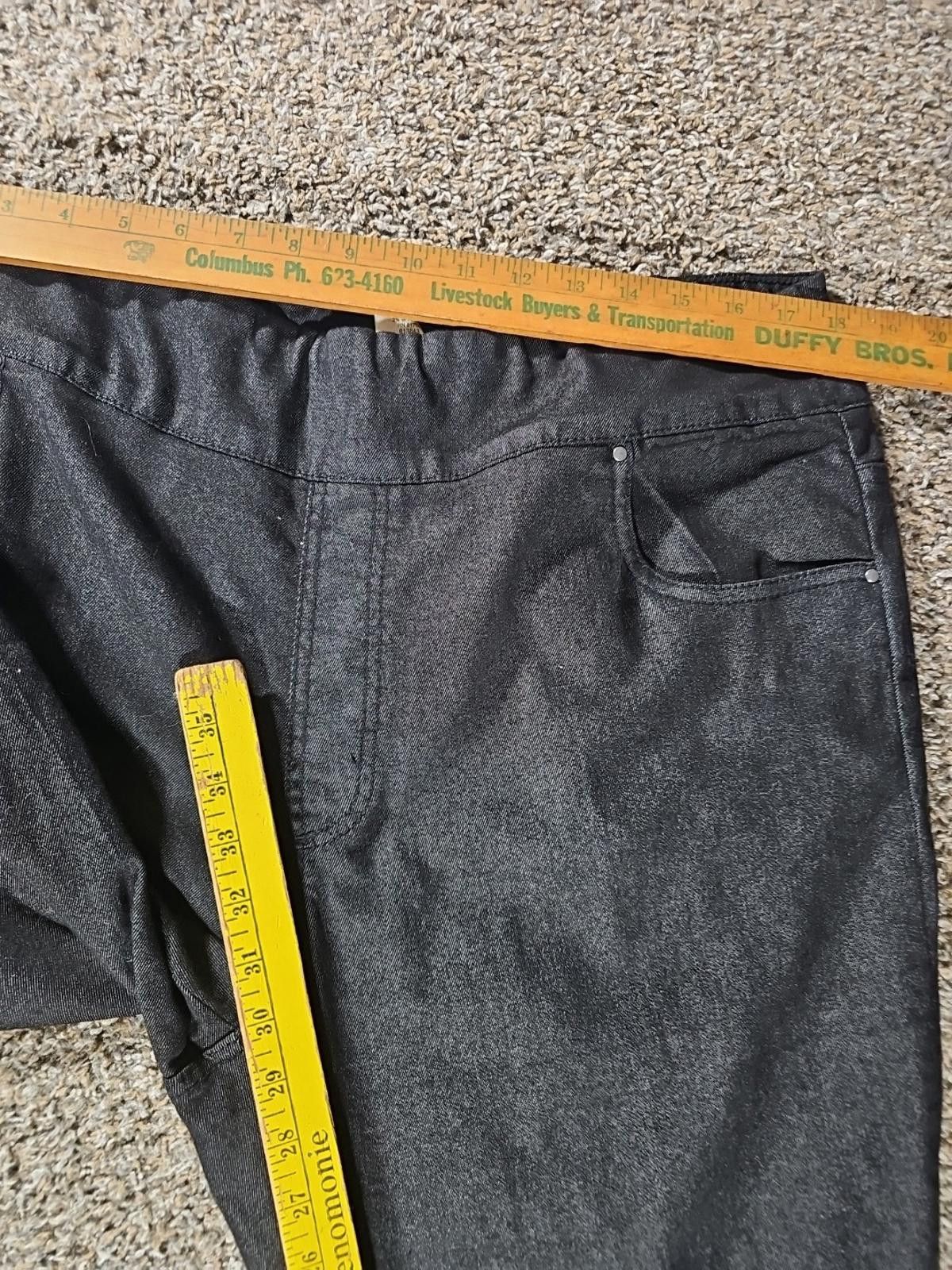 Blair Blair Black Stretch Jeans 18MS 36x30 Size 40" / US 18 - 5 Thumbnail
