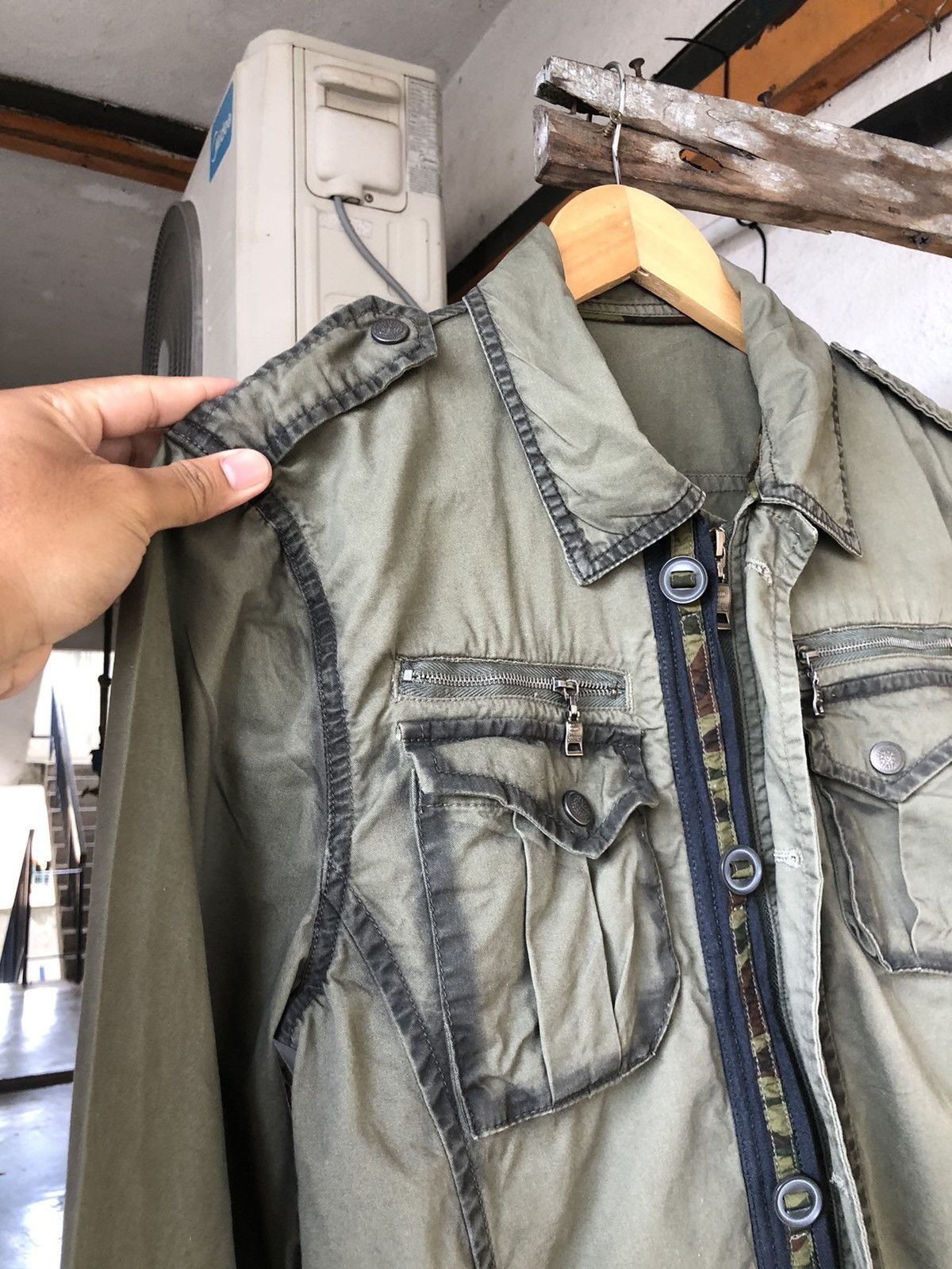 If Six Was Nine Nice🔥 Semantic Design Bondage Punk Jacket Size L / US 10 / IT 46 - 9 Thumbnail