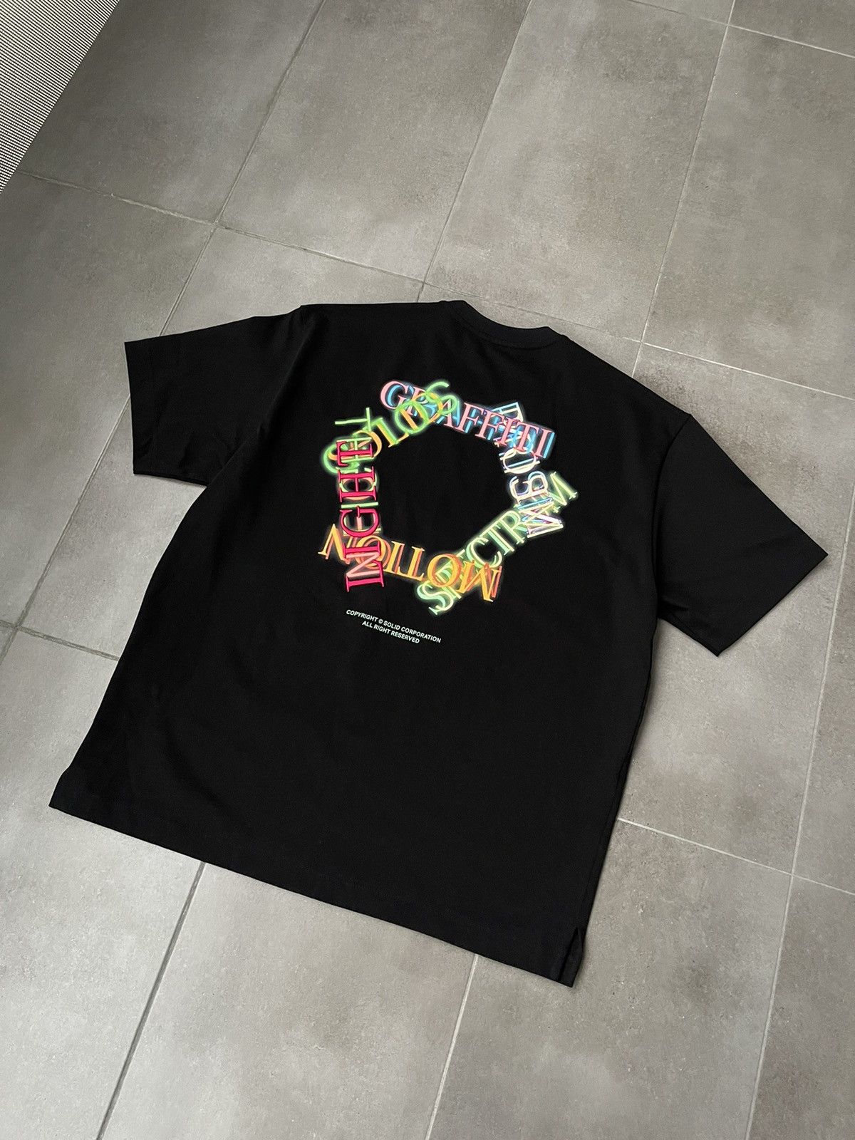 Wooyoungmi !DS! SS23 Solid Homme Graffity Back Logo Black T-Shirt Size US M / EU 48-50 / 2 - 5 Thumbnail