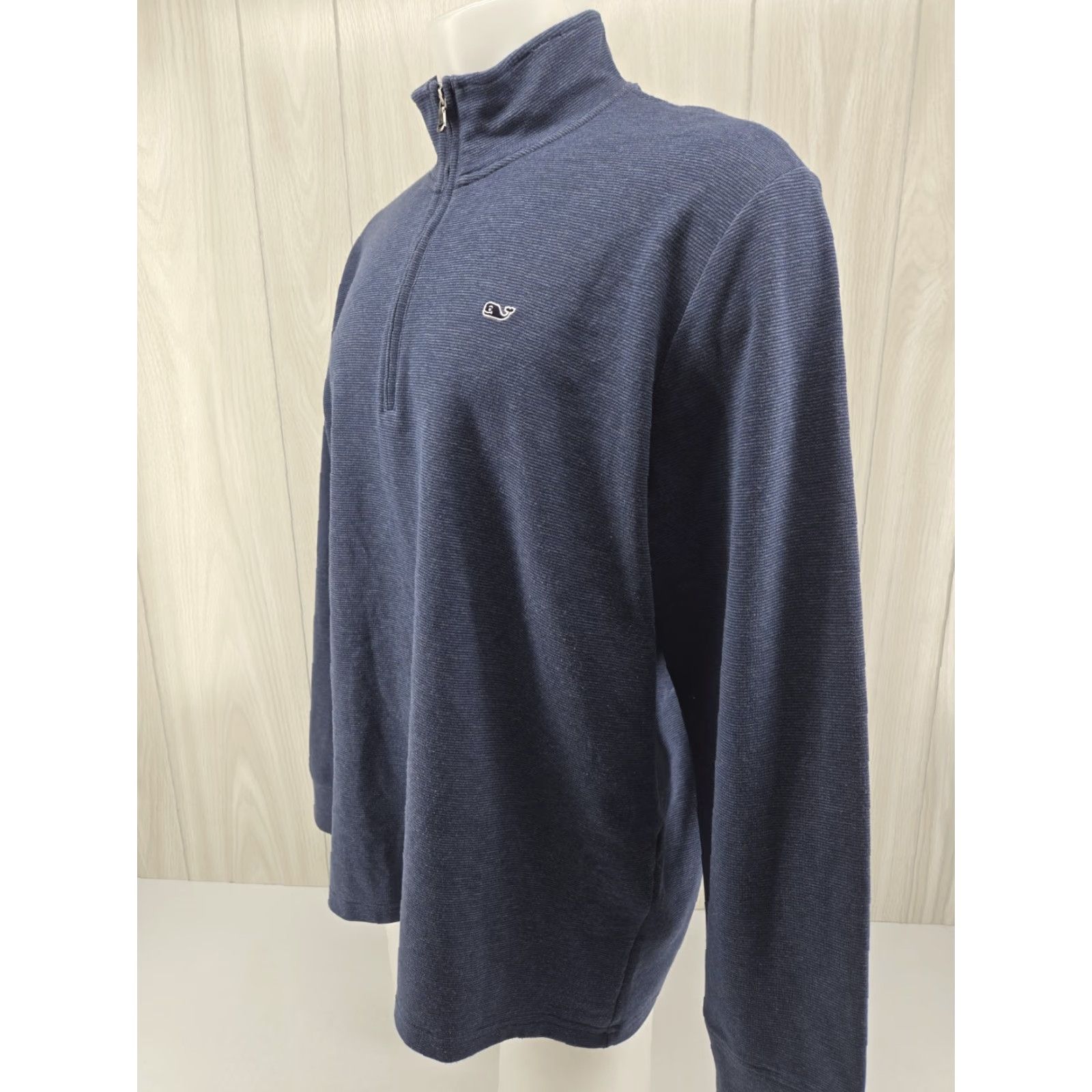 Vineyard Vines Vineyard Vines Pullover Sweater 1/4 Zip Mens XL Blue Logo Embroidered Zipper Casual Hoodie? Size US XL / EU 56 / 4 - 3 Thumbnail