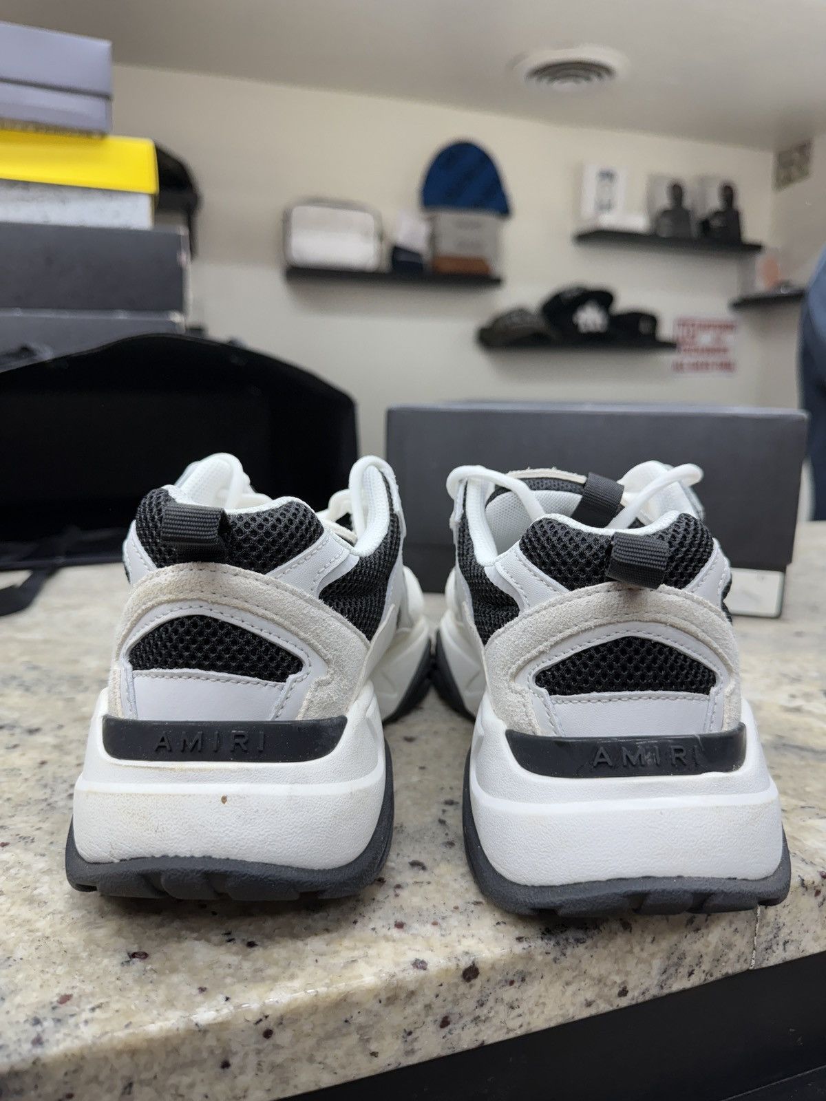 Amiri Amiri Black Bone Runners Size US 10 / EU 43 - 4 Thumbnail