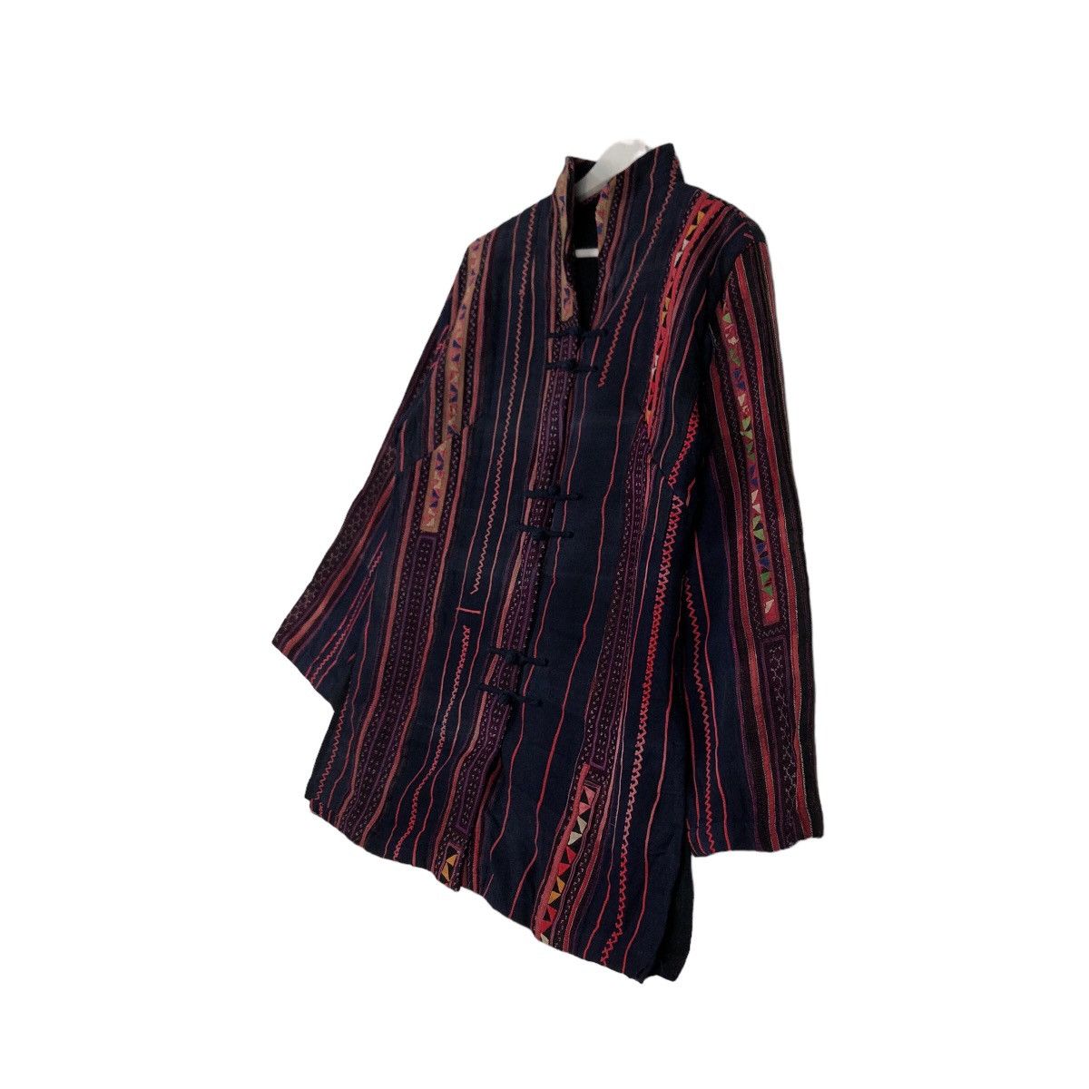 Japanese Brand 🔥Vtg Mandarin Style Jacket Navajo Issey Miyake Design Size US M / EU 48-50 / 2 - 2 Thumbnail