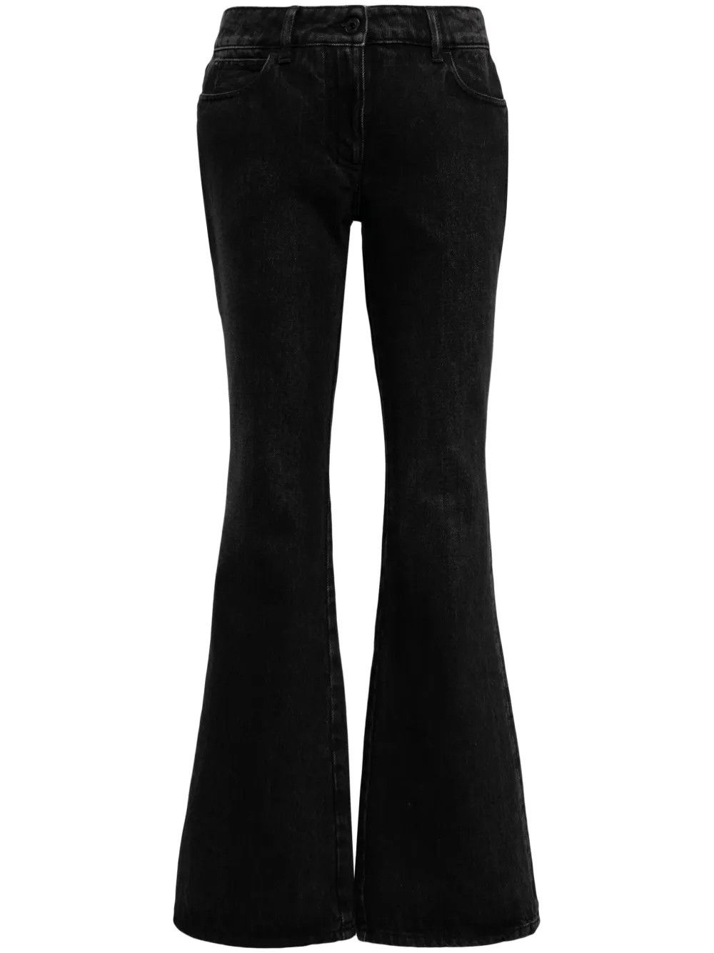 Off-White o1y1225 Denim Pant in Black Size 27" / US 4 / IT 40 - 1 Thumbnail