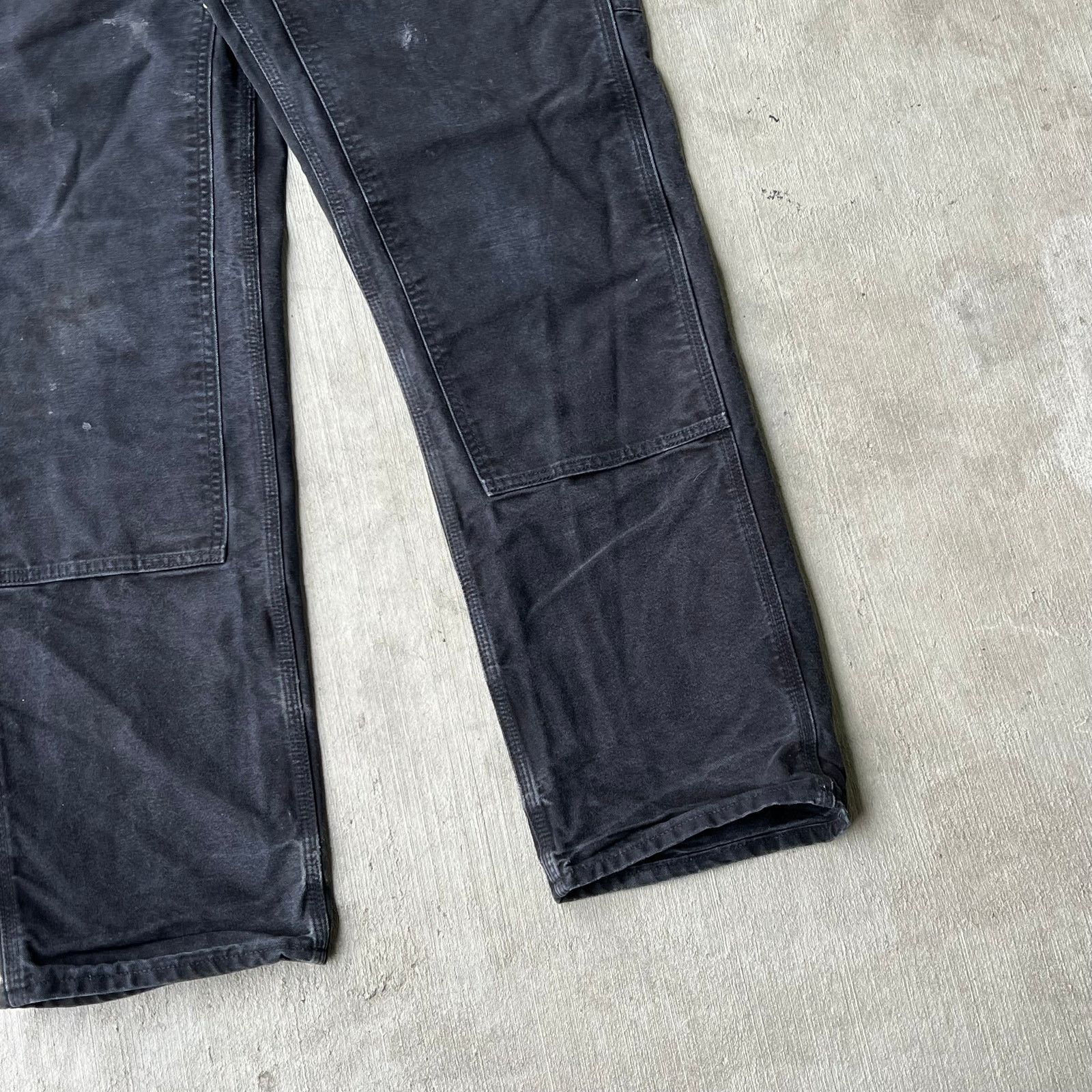 Carhartt × Vintage Carhartt black double knee work wear carpenter pants Size US 33 - 4 Thumbnail