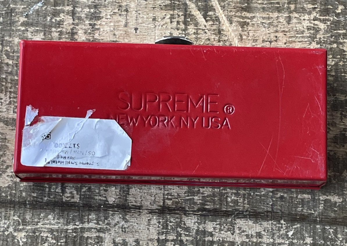 Supreme Supreme Small Metal Storage Box Red Size ONE SIZE - 4 Thumbnail