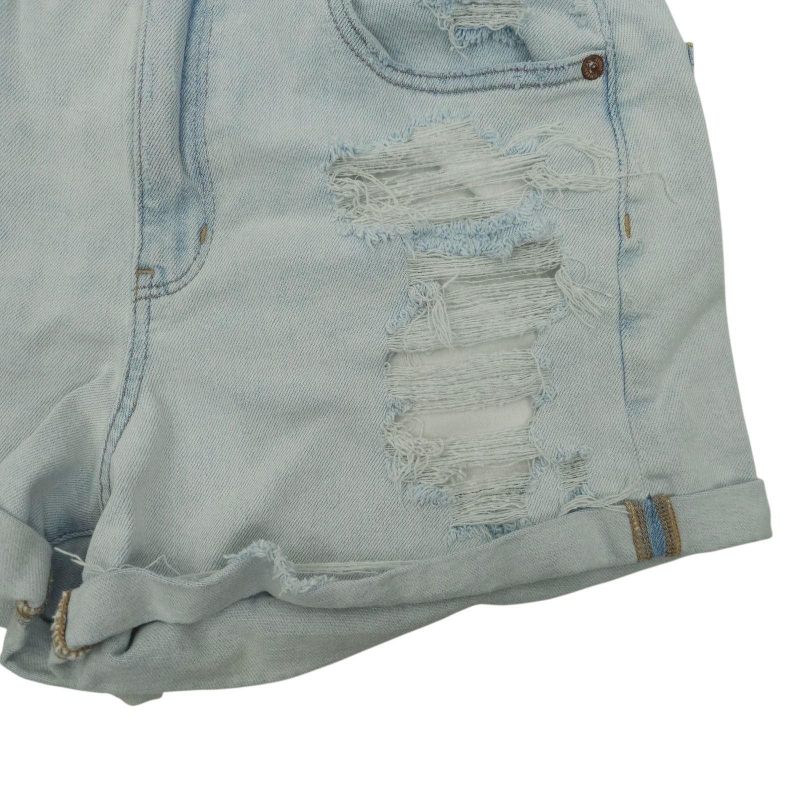 American Eagle Outfitters American Eagle Mom Shorts Size 10 Light Wash Distressed Size 32" / US 10 / IT 46 - 13 Thumbnail