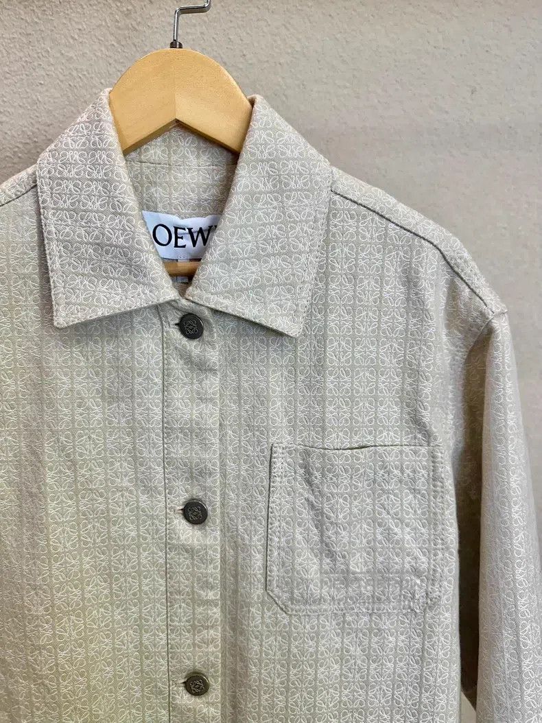 Loewe Loewe Dark patterned monogrammed logo all-over print jacke Size XXS / US 00 / IT 34 - 5 Thumbnail