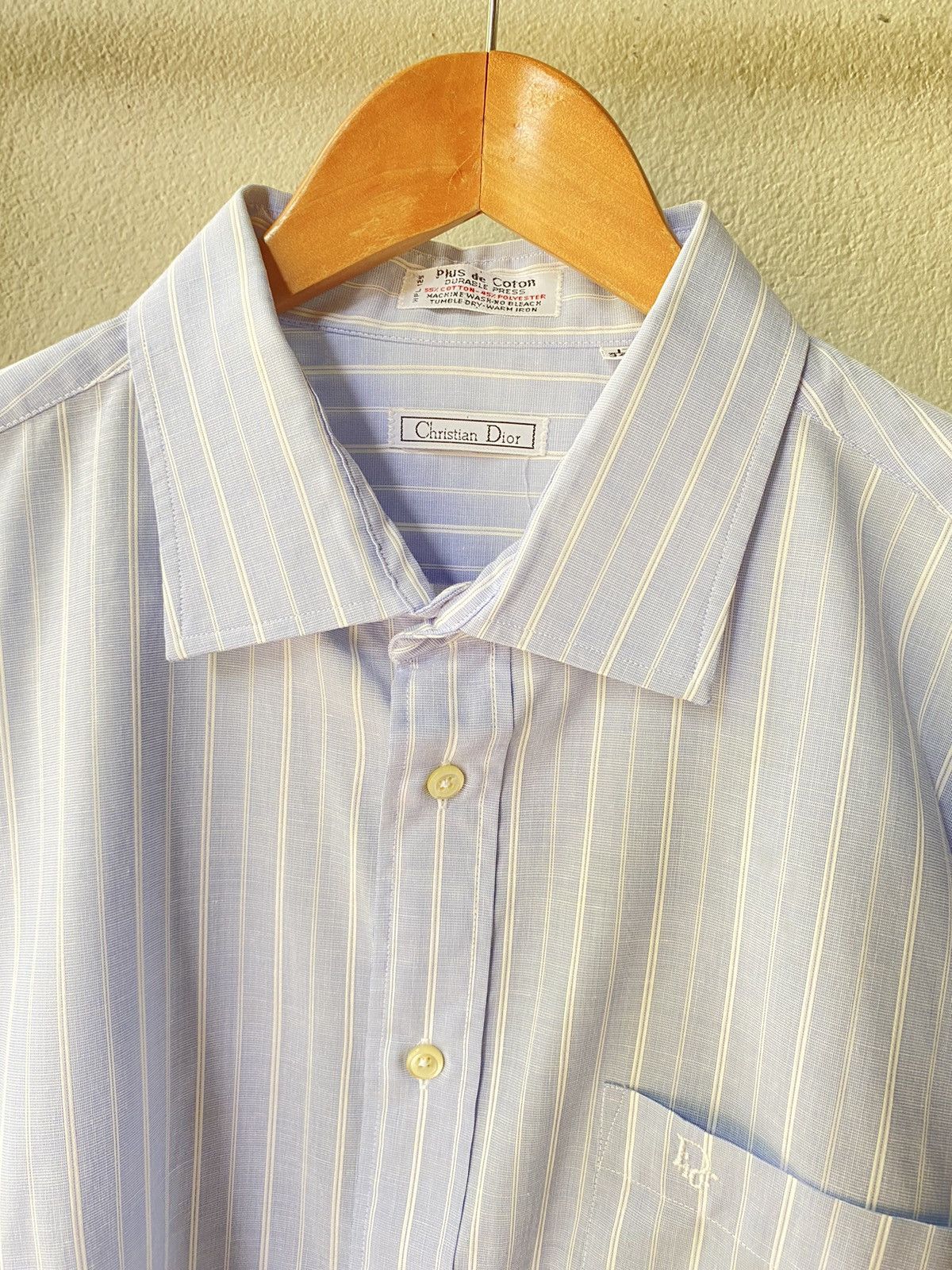 Christian Dior Monsieur Christian Dior vintage strip shirt Size US XL / EU 56 / 4 - 11 Thumbnail