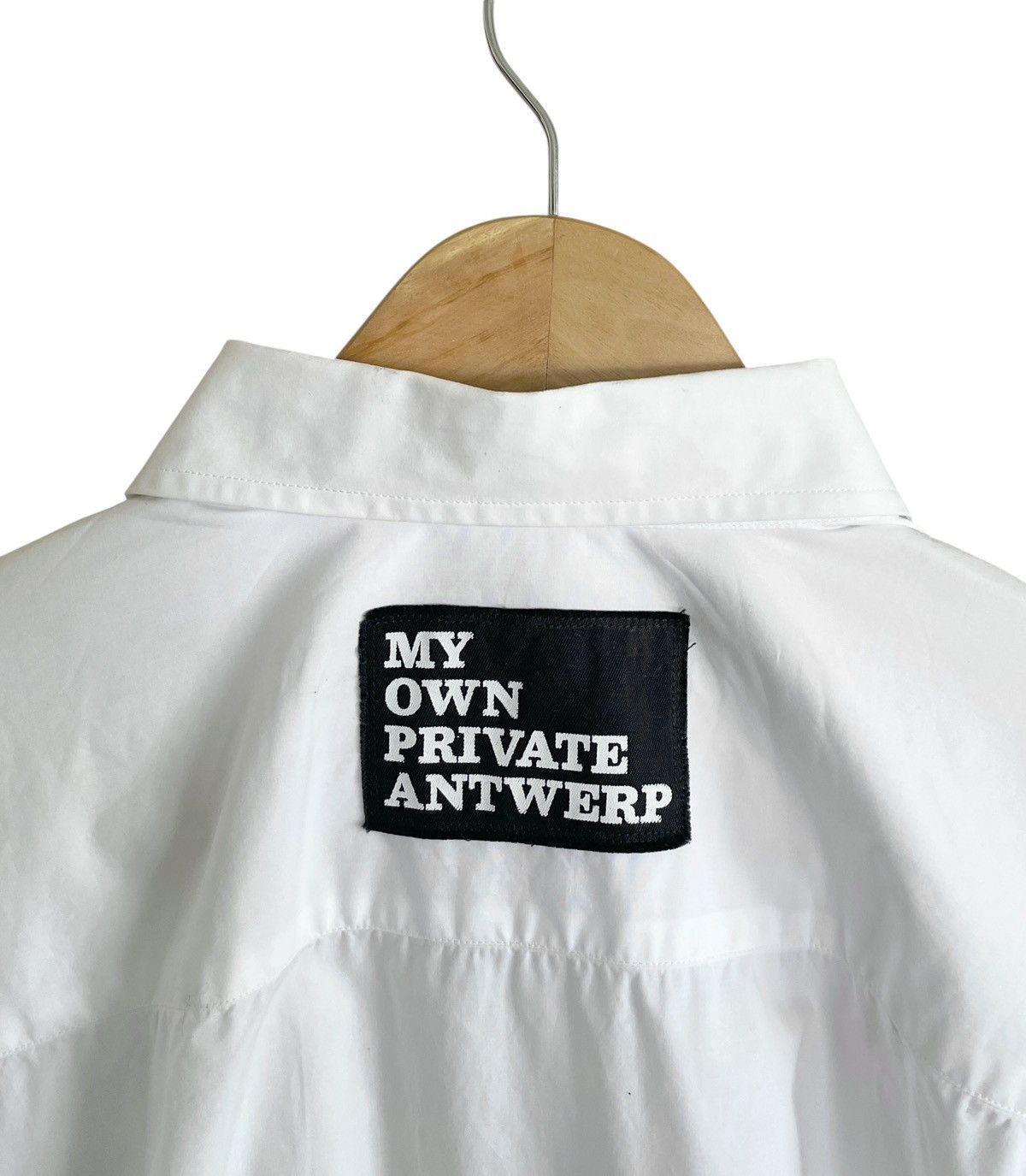 Raf Simons SS20 Raf Simons White Patch Oversized Baggy Shirt Size US XL / EU 56 / 4 - 4 Thumbnail