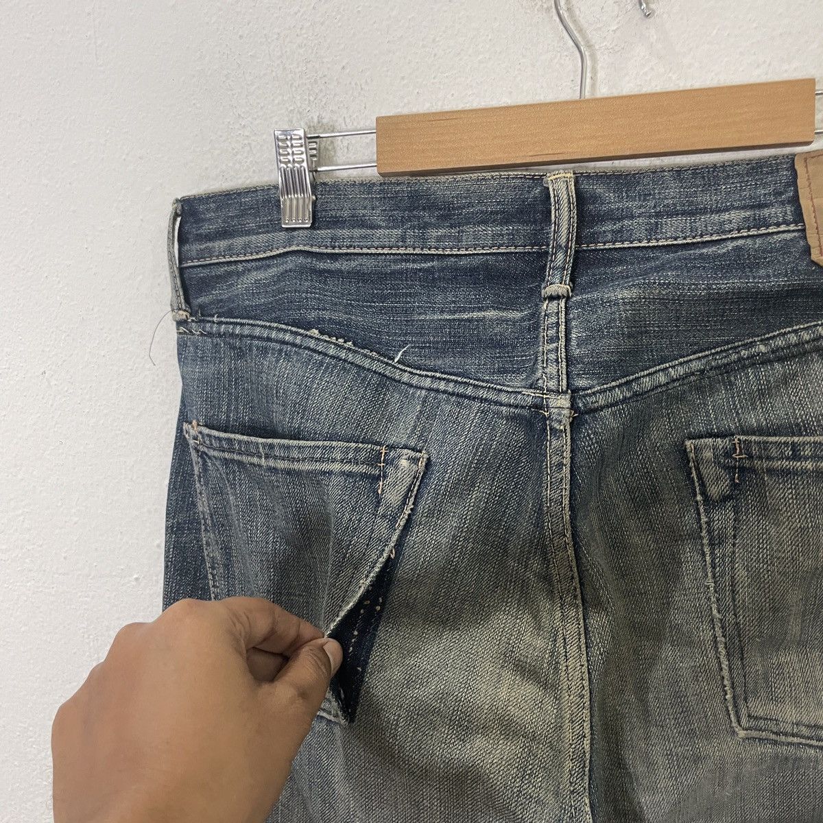 OMNIGOD Vintage Omnigod Slevedge Denim Jeans Size US 33 - 10 Thumbnail