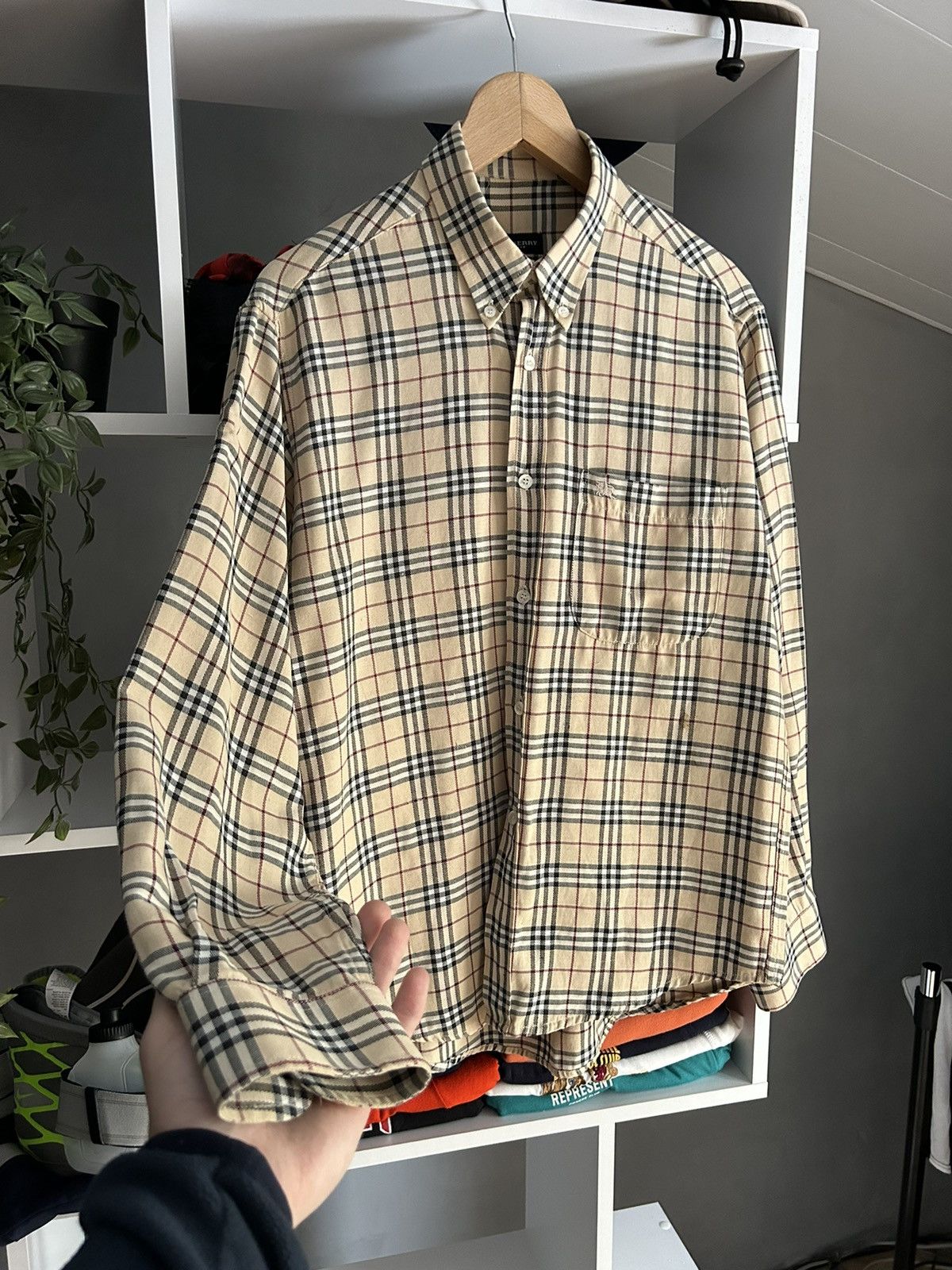 Burberry Vintage Burberry nova check shirt Size US L / EU 52-54 / 3 - 5 Thumbnail