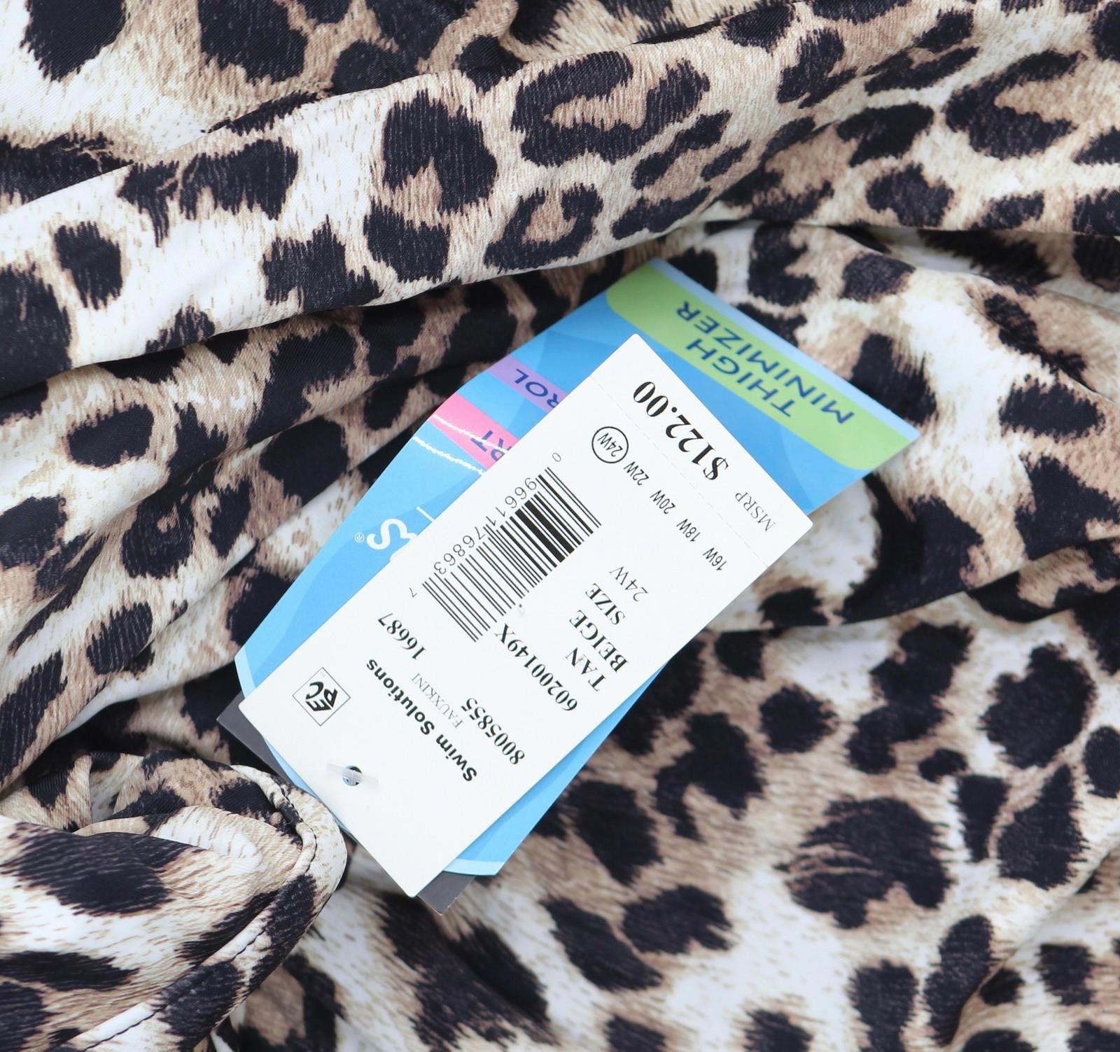 Other Nwt Swim Solutions Fauxkini Swimsuit Hidden Spots Brown 24w Size ONE SIZE - 3 Thumbnail