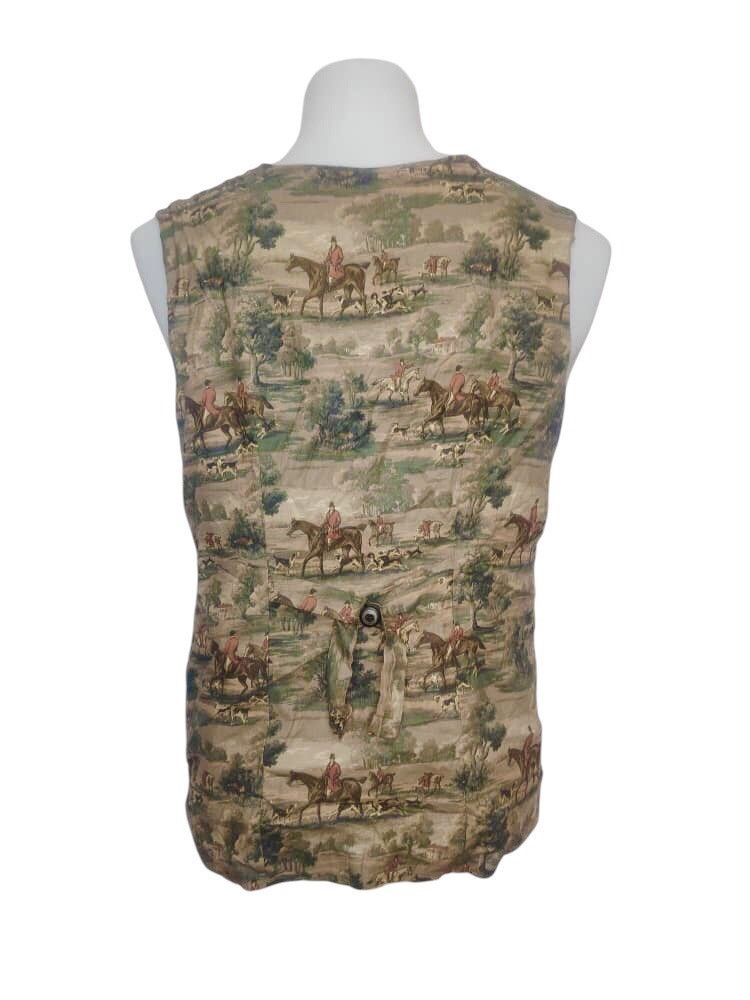 Vintage Vintage tapestry vest fullprint horses Size US M / EU 48-50 / 2 - 2 Thumbnail